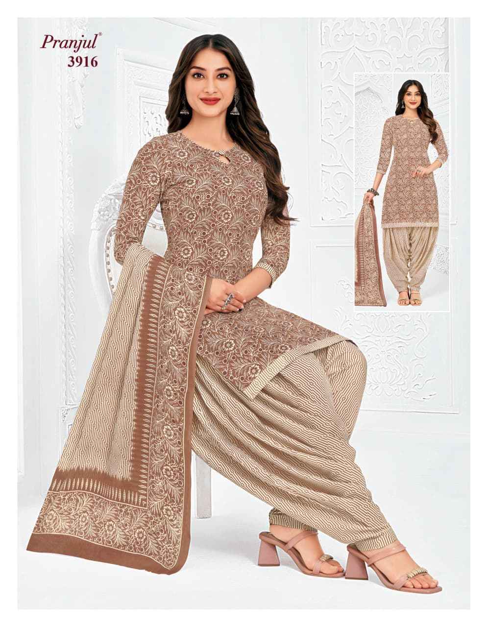 Pranjul Priyanshi Vol-39 Dress Material Wholesale Price ( 36 Pcs Catalogue )