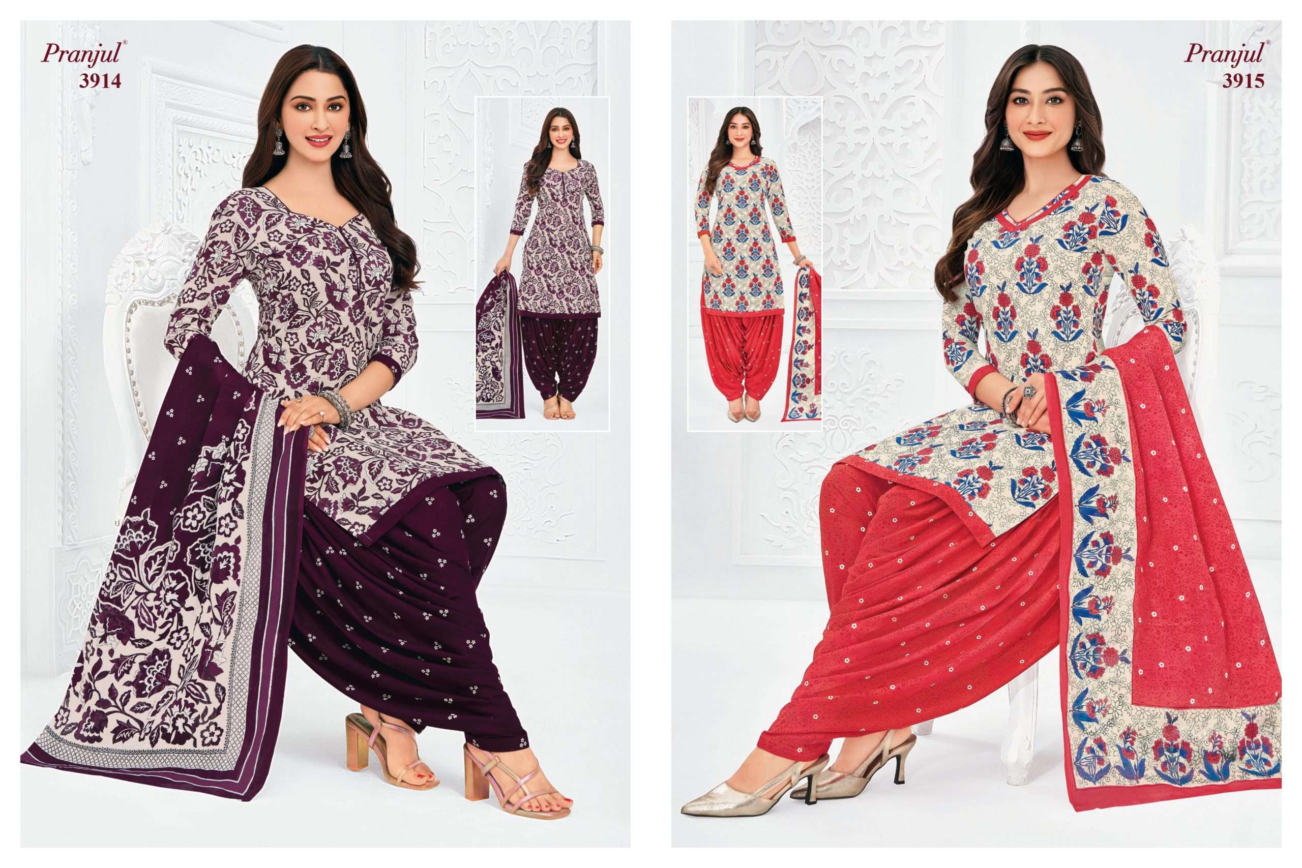 Pranjul Priyanshi Vol-39 Dress Material Wholesale Price ( 36 Pcs Catalogue )