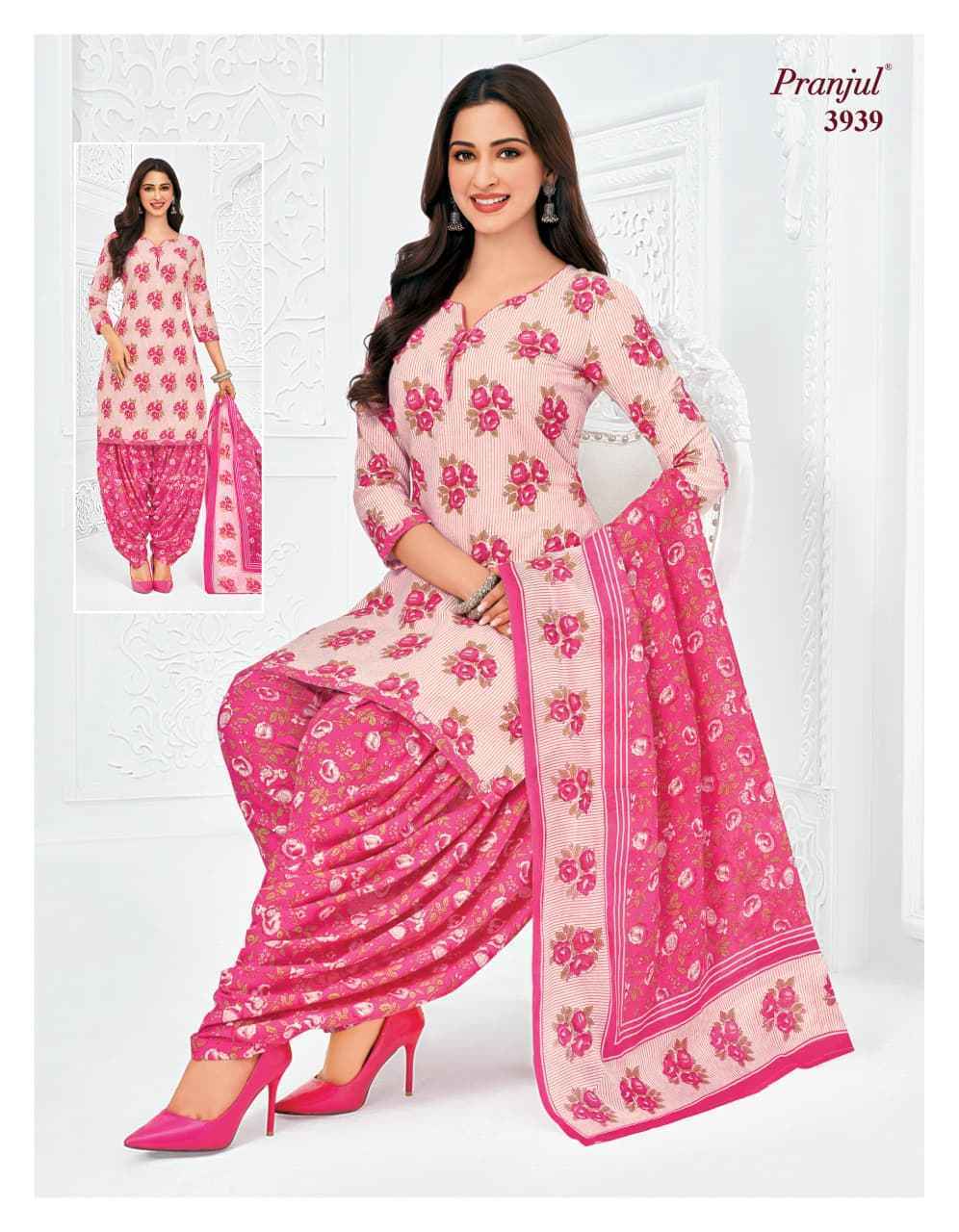 Pranjul Priyanshi Vol-39 Dress Material Wholesale Price ( 36 Pcs Catalogue )