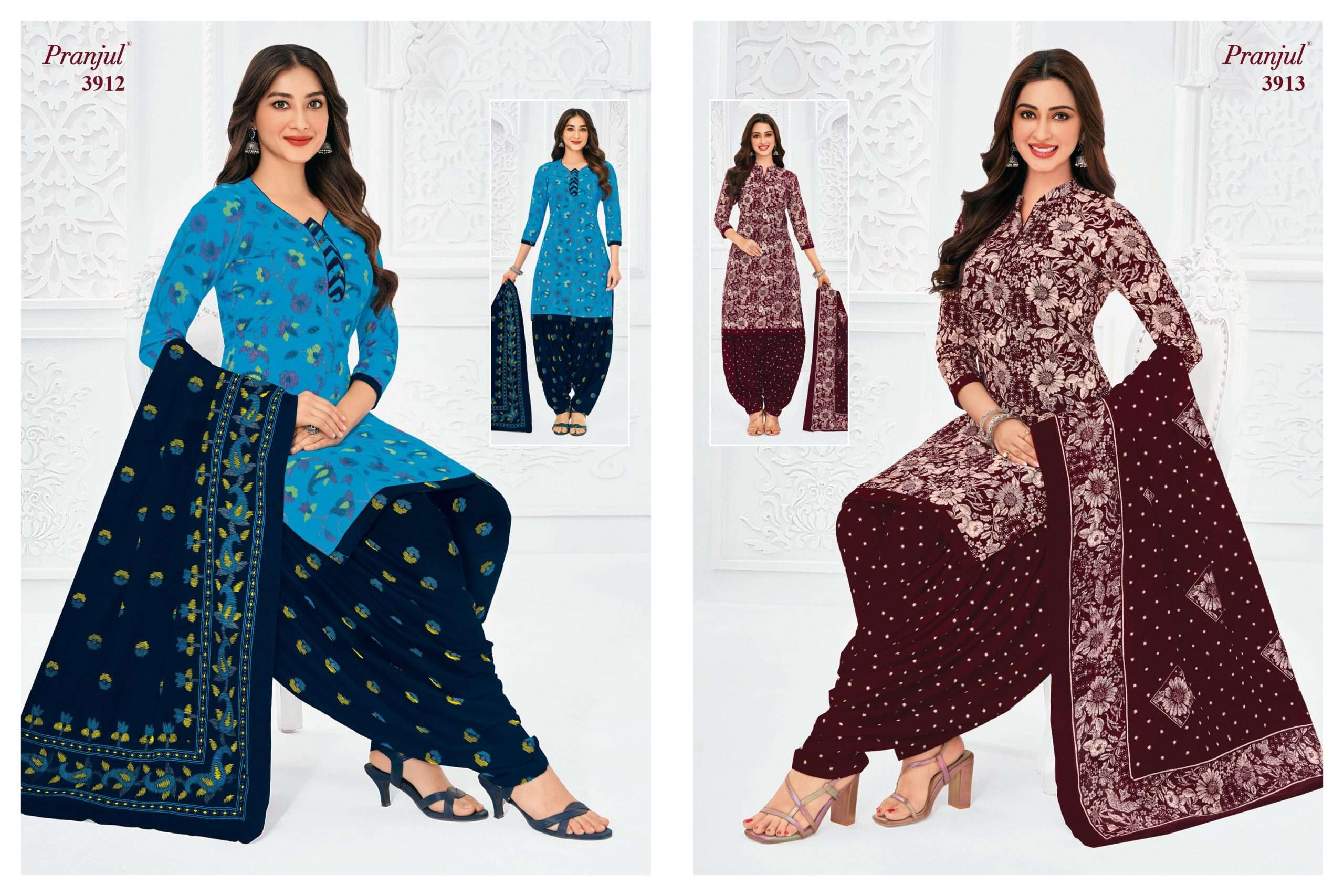 Pranjul Priyanshi Vol-39 Dress Material Wholesale Price ( 36 Pcs Catalogue )