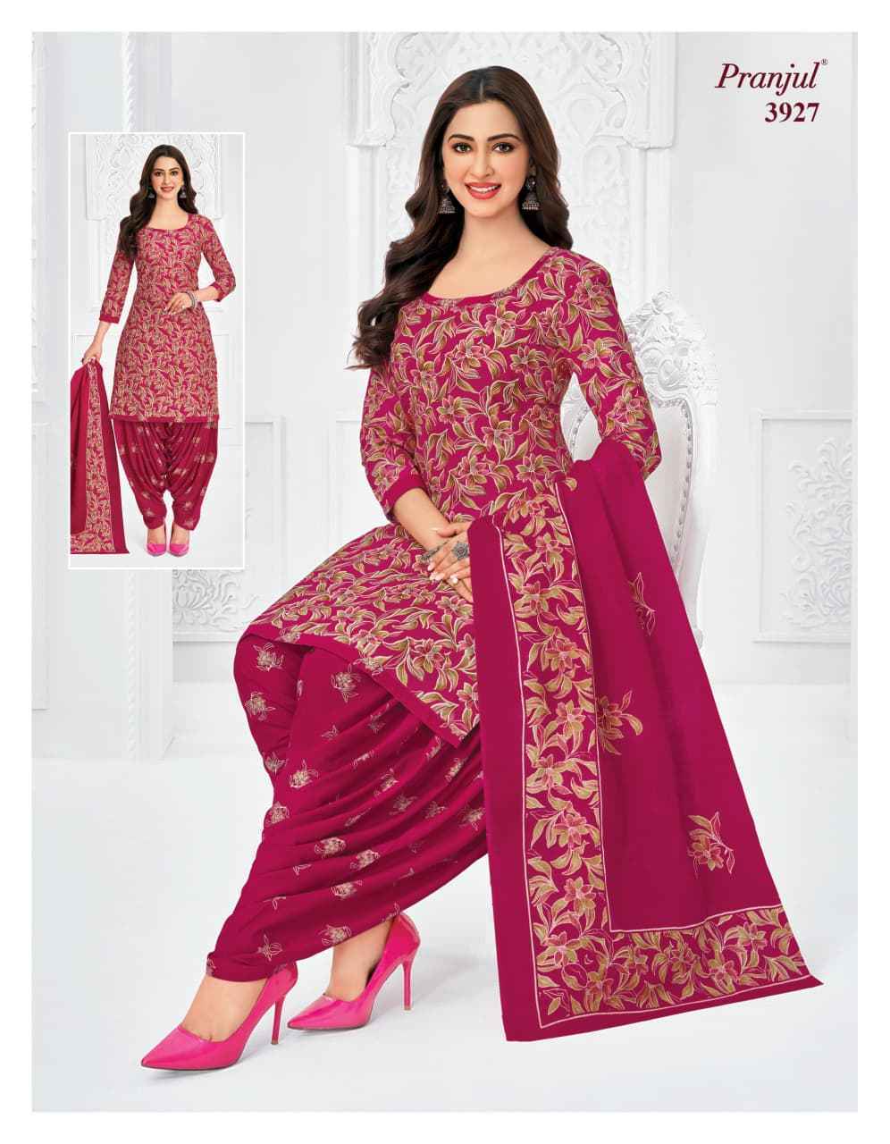 Pranjul Priyanshi Vol-39 Dress Material Wholesale Price ( 36 Pcs Catalogue )