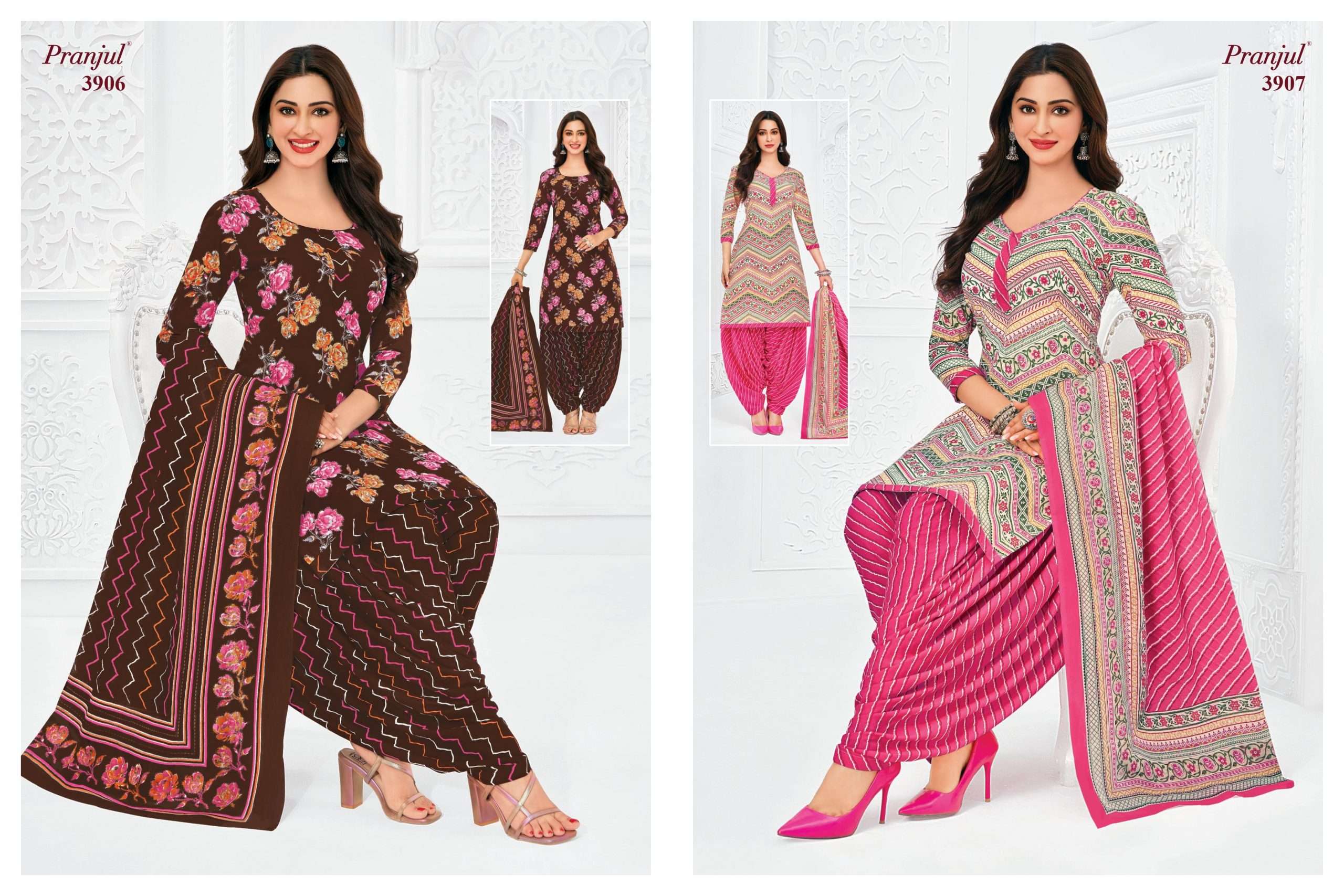 Pranjul Priyanshi Vol-39 Dress Material Wholesale Price ( 36 Pcs Catalogue )