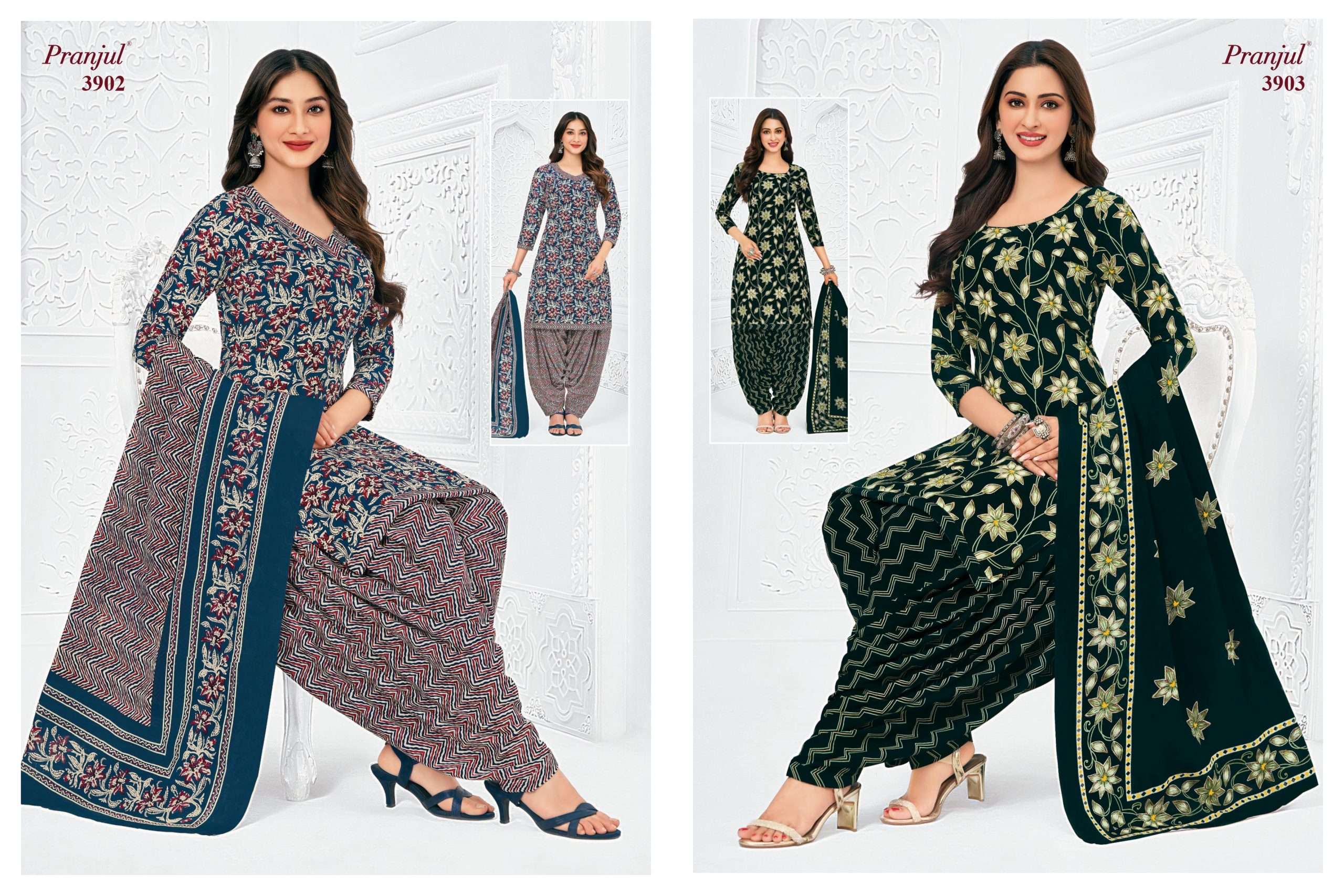 Pranjul Priyanshi Vol-39 Dress Material Wholesale Price ( 36 Pcs Catalogue )