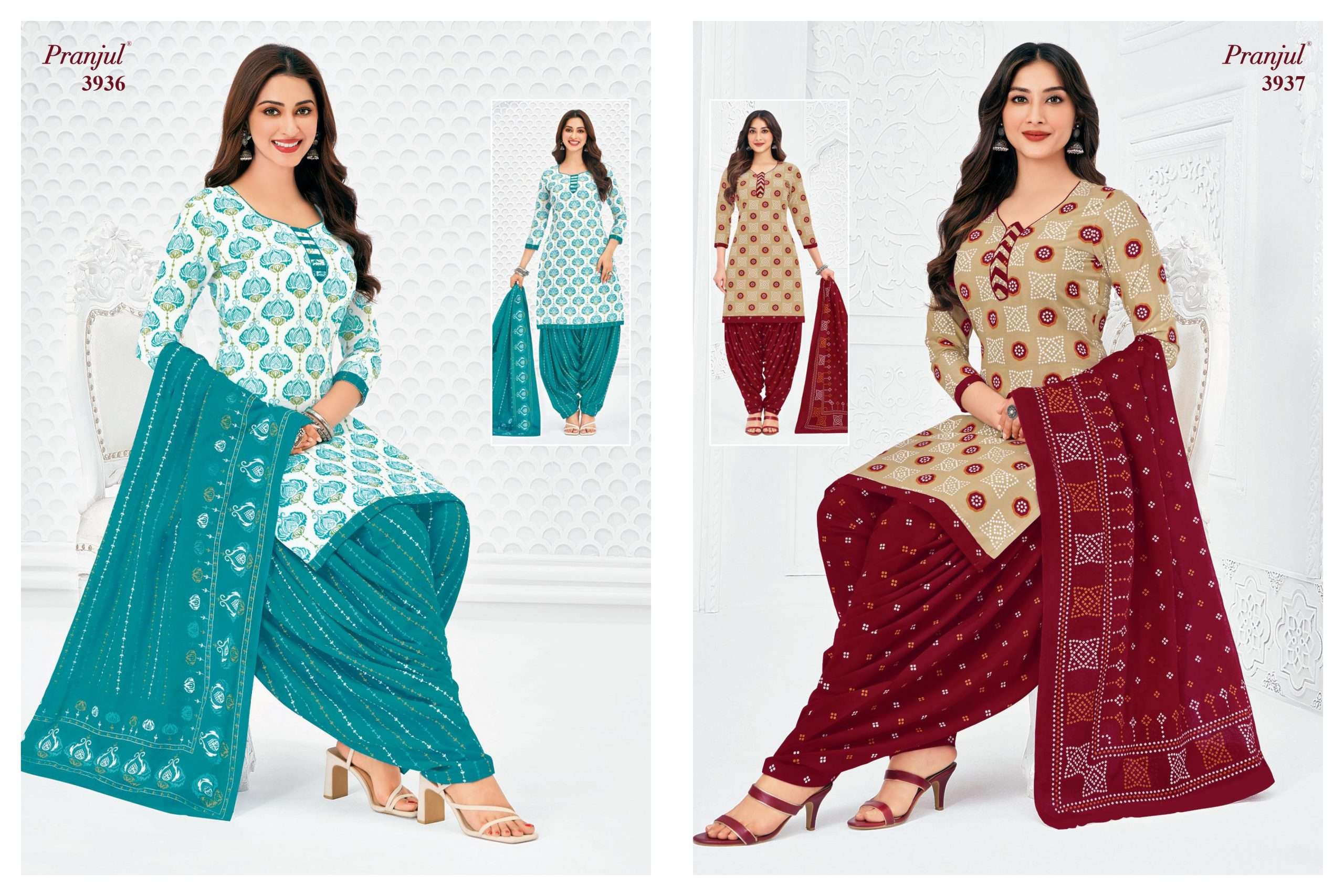 Pranjul Priyanshi Vol-39 Dress Material Wholesale Price ( 36 Pcs Catalogue )