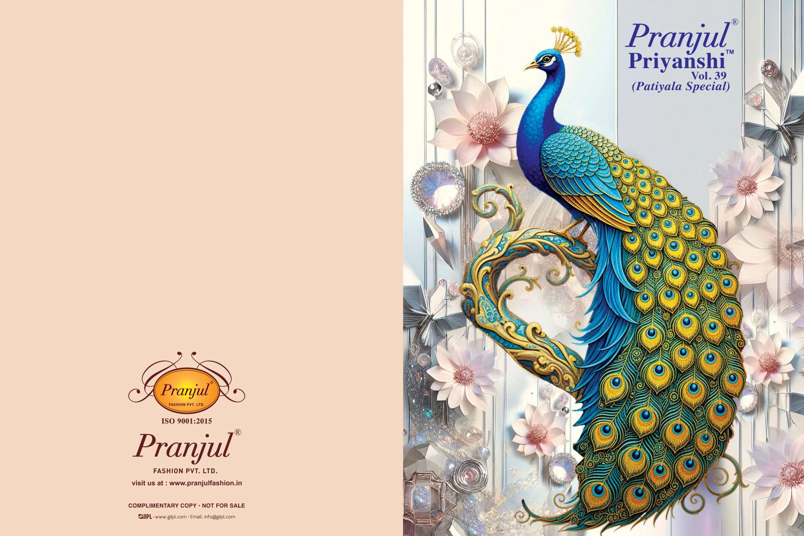 Pranjul Priyanshi Vol-39 Dress Material Wholesale Price ( 36 Pcs Catalogue )