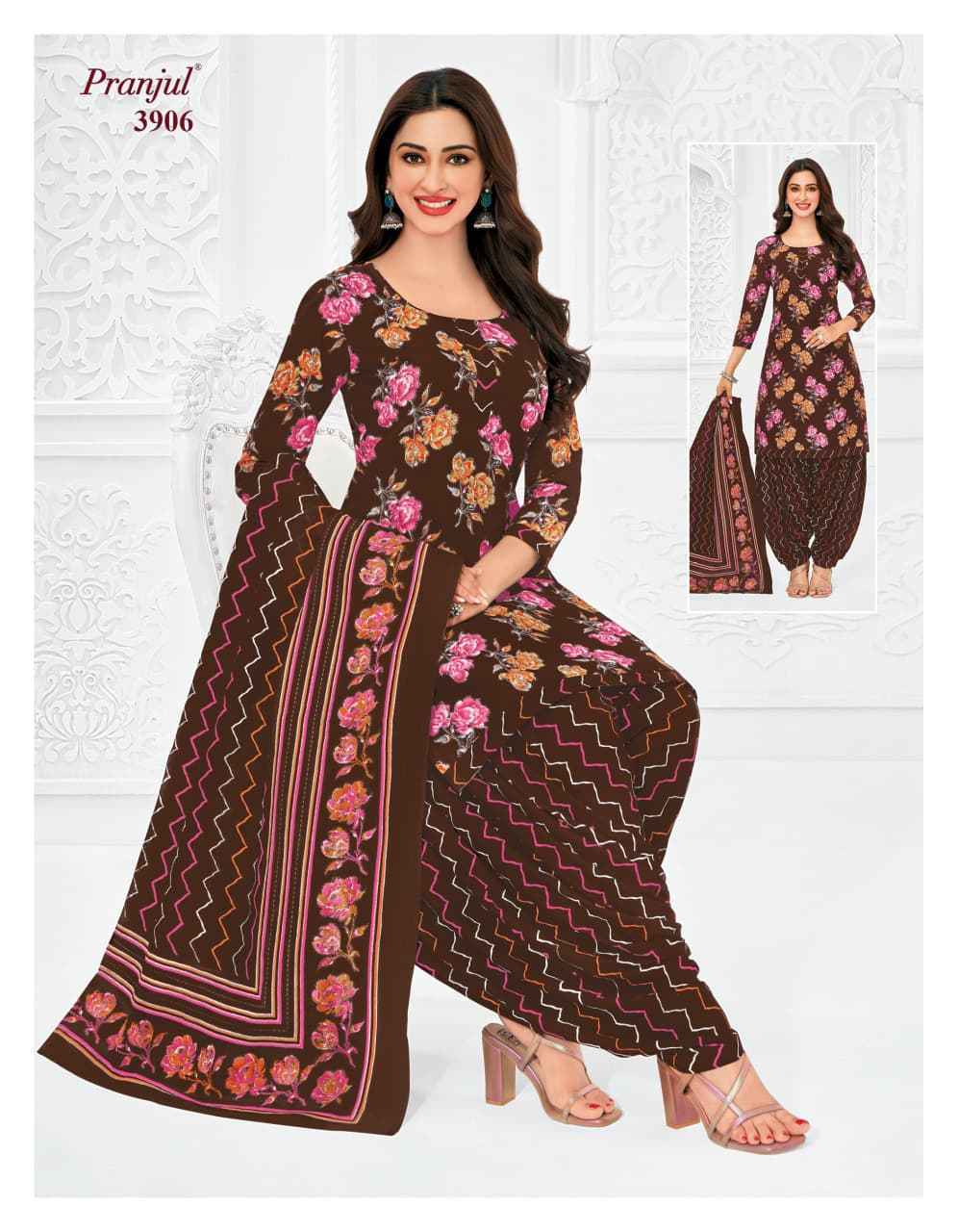 Pranjul Priyanshi Vol-39 Dress Material Wholesale Price ( 36 Pcs Catalogue )