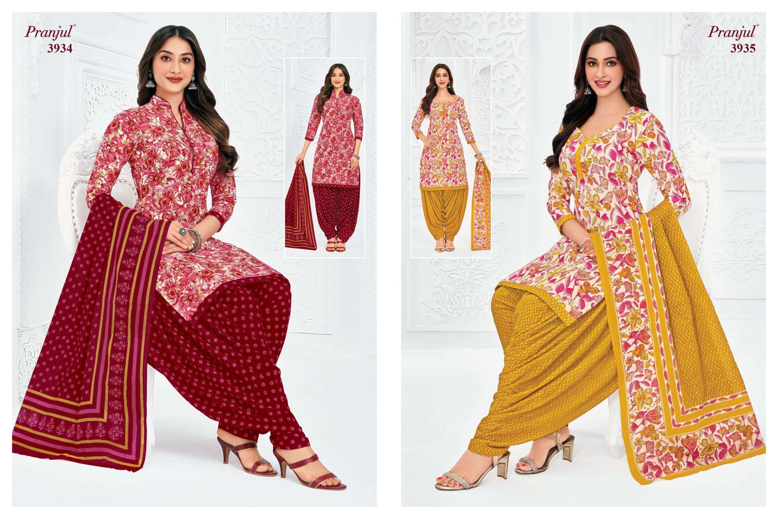 Pranjul Priyanshi Vol-39 Dress Material Wholesale Price ( 36 Pcs Catalogue )