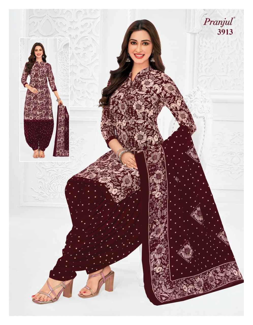 Pranjul Priyanshi Vol-39 Dress Material Wholesale Price ( 36 Pcs Catalogue )