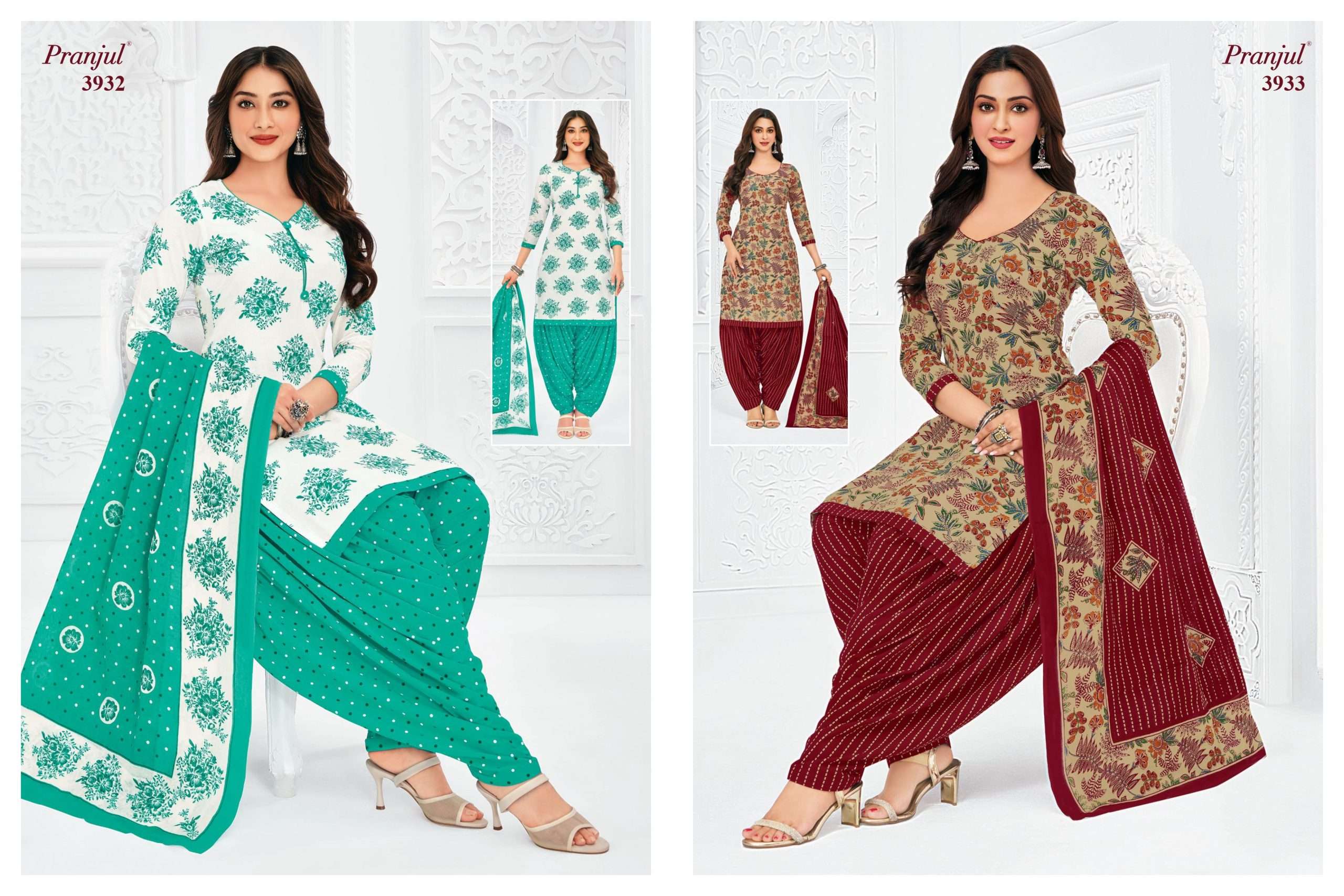 Pranjul Priyanshi Vol-39 Dress Material Wholesale Price ( 36 Pcs Catalogue )