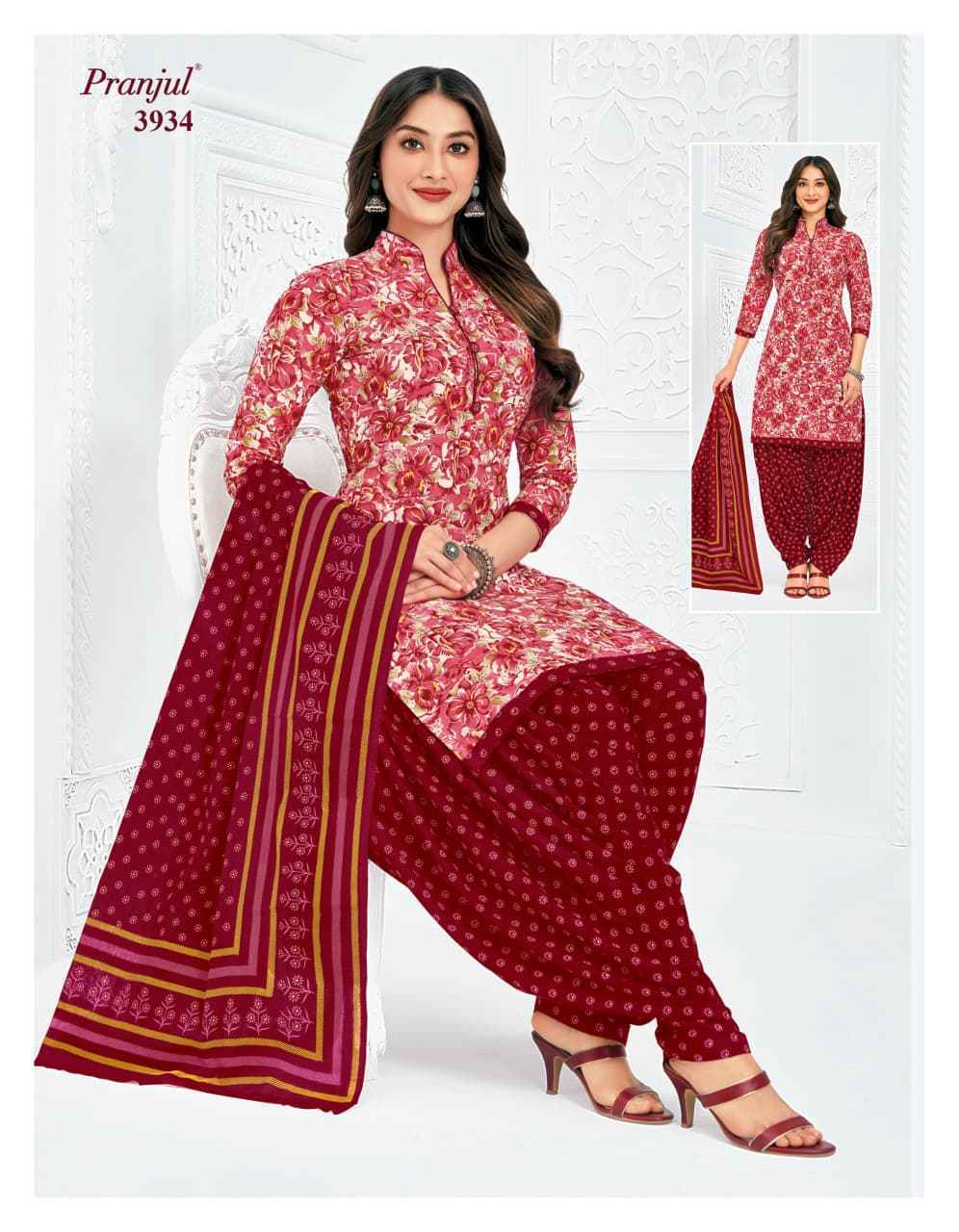 Pranjul Priyanshi Vol-39 Dress Material Wholesale Price ( 36 Pcs Catalogue )