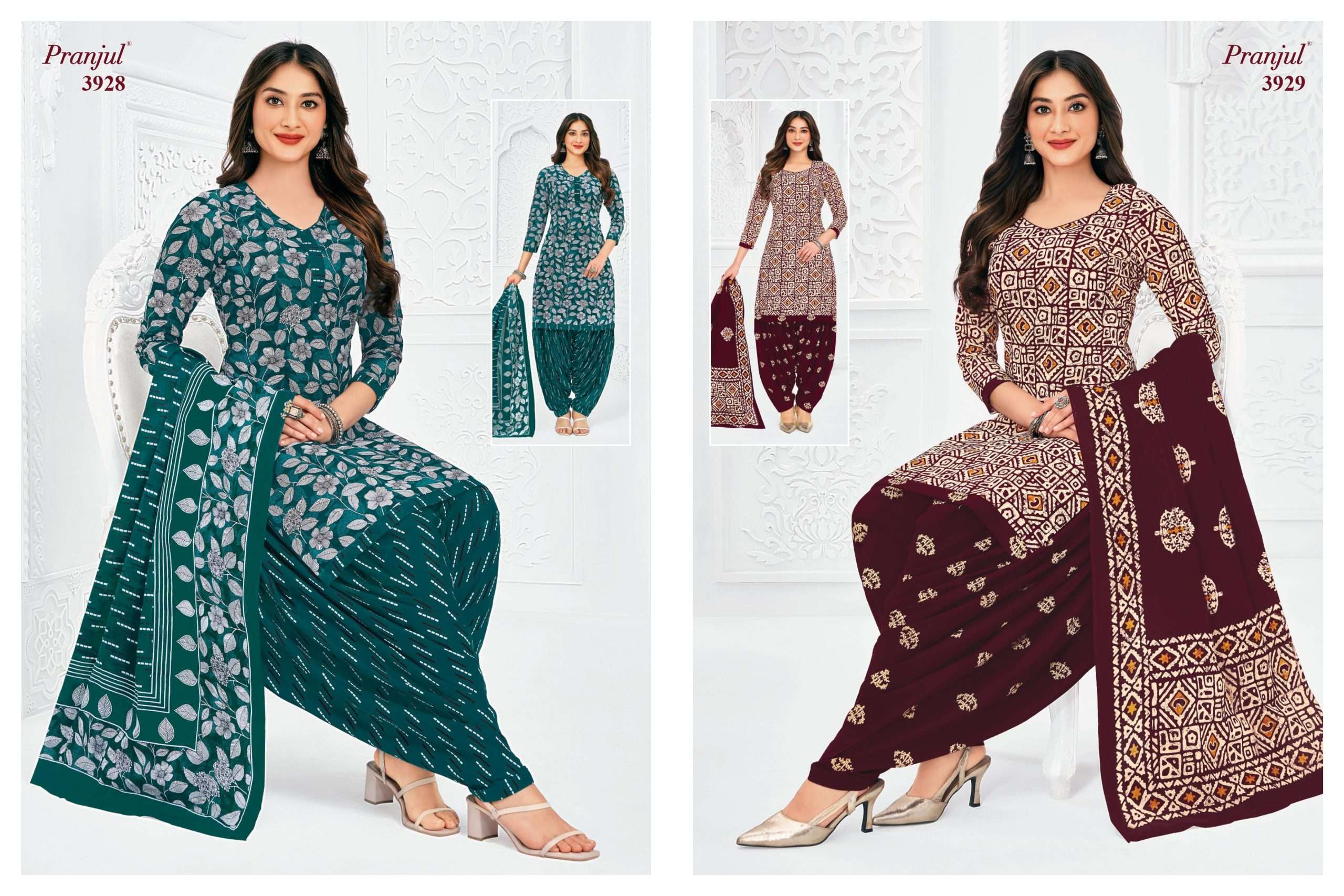Pranjul Priyanshi Vol-39 Dress Material Wholesale Price ( 36 Pcs Catalogue )