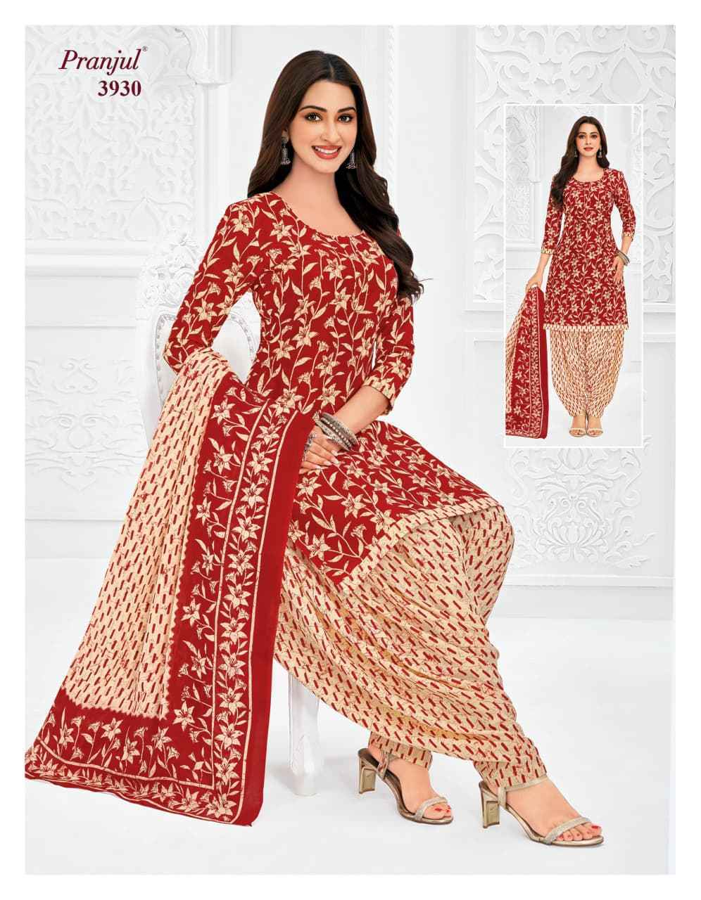 Pranjul Priyanshi Vol-39 Dress Material Wholesale Price ( 36 Pcs Catalogue )