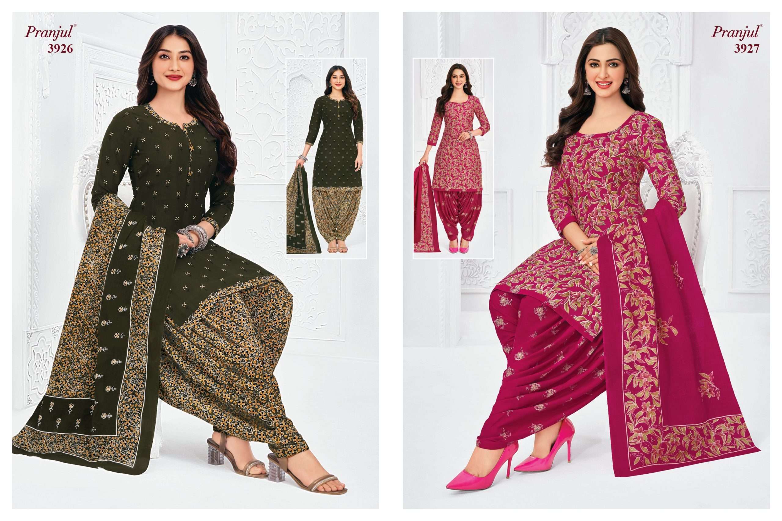 Pranjul Priyanshi Vol-39 Dress Material Wholesale Price ( 36 Pcs Catalogue )