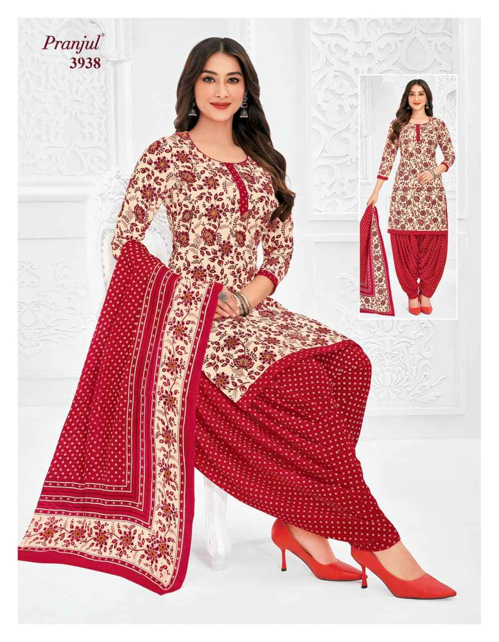 Pranjul Priyanshi Vol-39 Dress Material Wholesale Price ( 36 Pcs Catalogue )