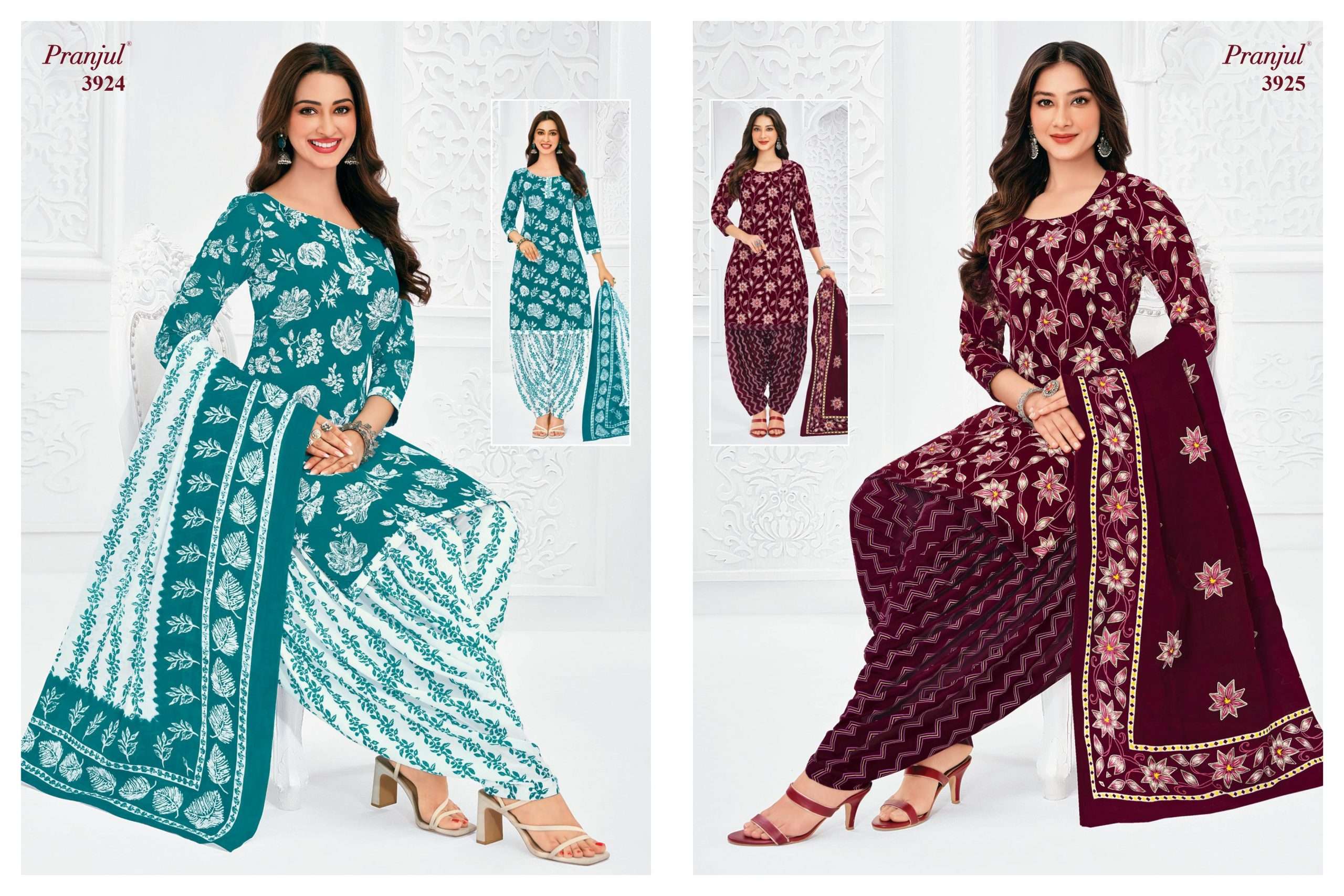 Pranjul Priyanshi Vol-39 Dress Material Wholesale Price ( 36 Pcs Catalogue )