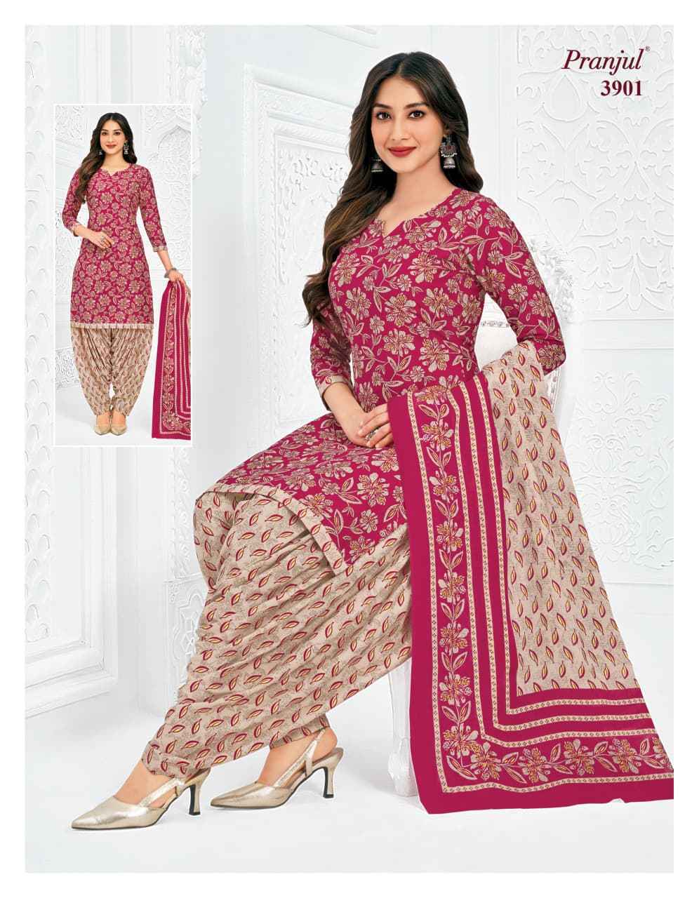 Pranjul Priyanshi Vol-39 Dress Material Wholesale Price ( 36 Pcs Catalogue )