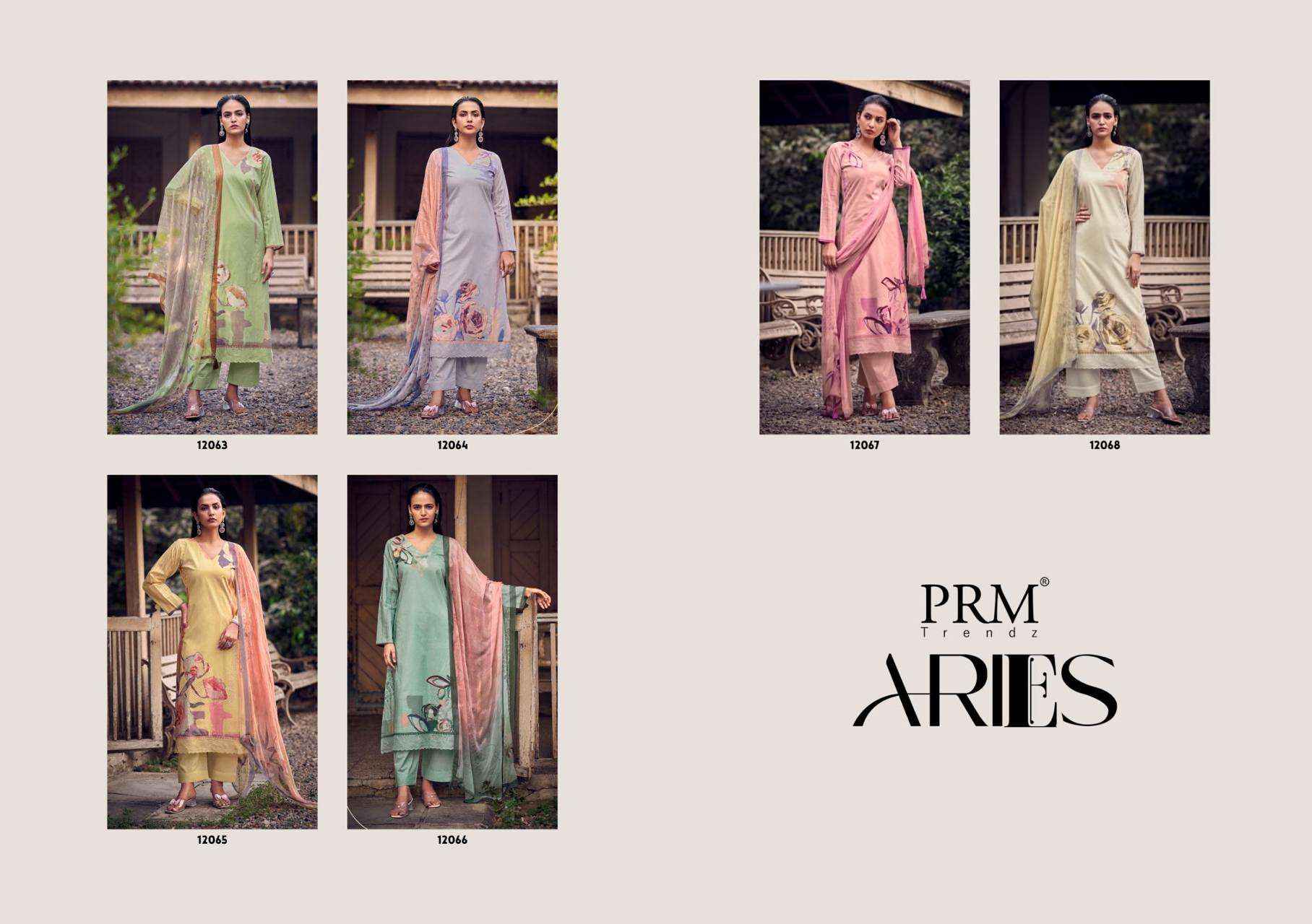PRM Trends Aries Exclusive Cotton Salwar Kameez Catalog Wholesale Price