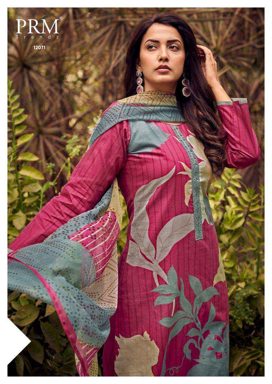 PRM trends Brisca Designer print Cotton Suit Catalog Wholesale price