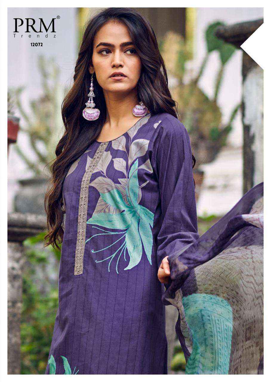 PRM trends Brisca Designer print Cotton Suit Catalog Wholesale price