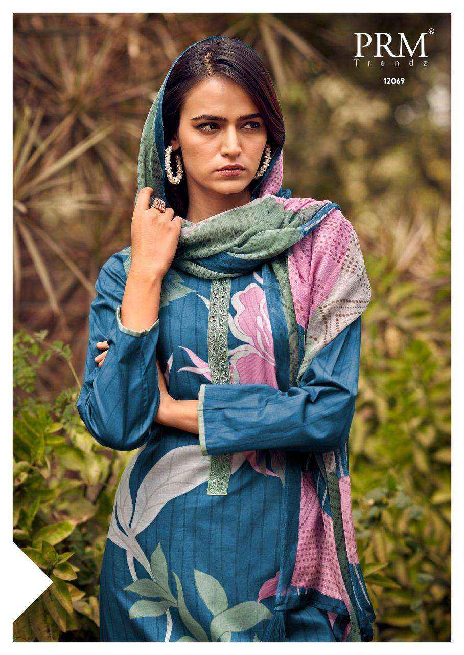 PRM trends Brisca Designer print Cotton Suit Catalog Wholesale price