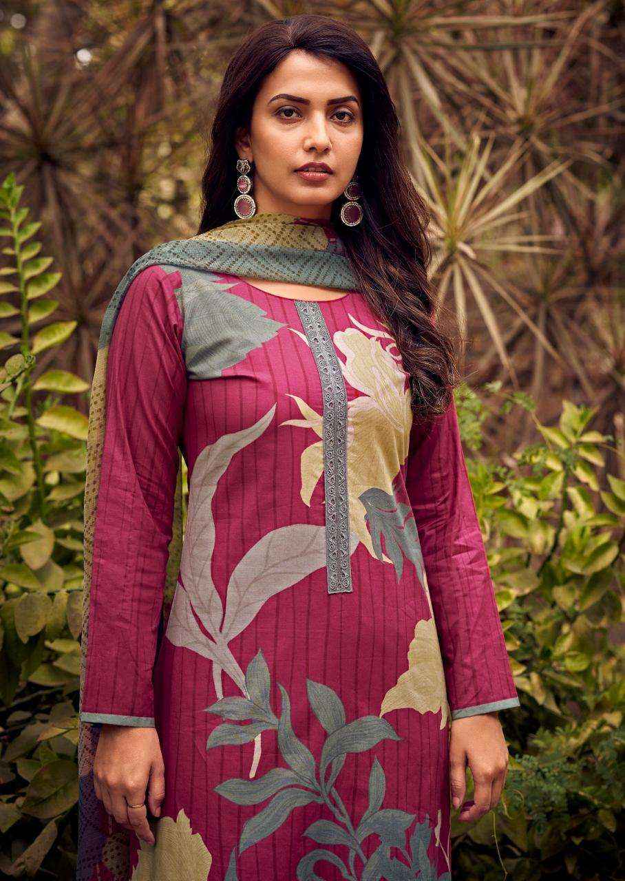PRM trends Brisca Designer print Cotton Suit Catalog Wholesale price