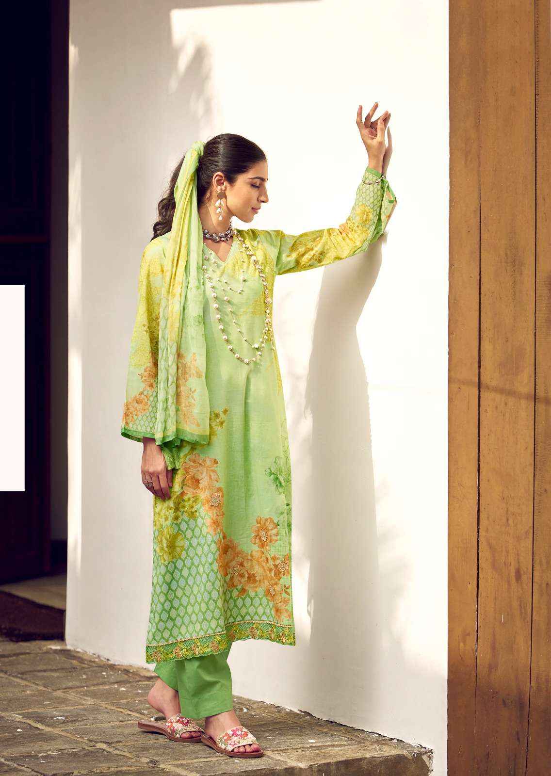 PRM trends Funflora Designer Stylish Cotton Suit Catalog Dealer in Surat