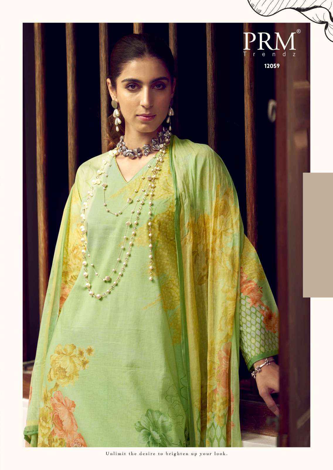 PRM trends Funflora Designer Stylish Cotton Suit Catalog Dealer in Surat