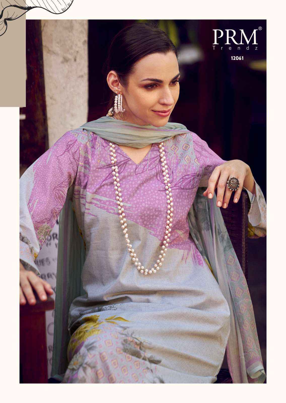 PRM trends Funflora Designer Stylish Cotton Suit Catalog Dealer in Surat