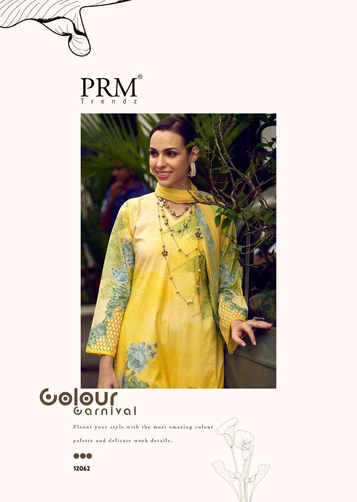 PRM trends Funflora Designer Stylish Cotton Suit Catalog Dealer in Surat
