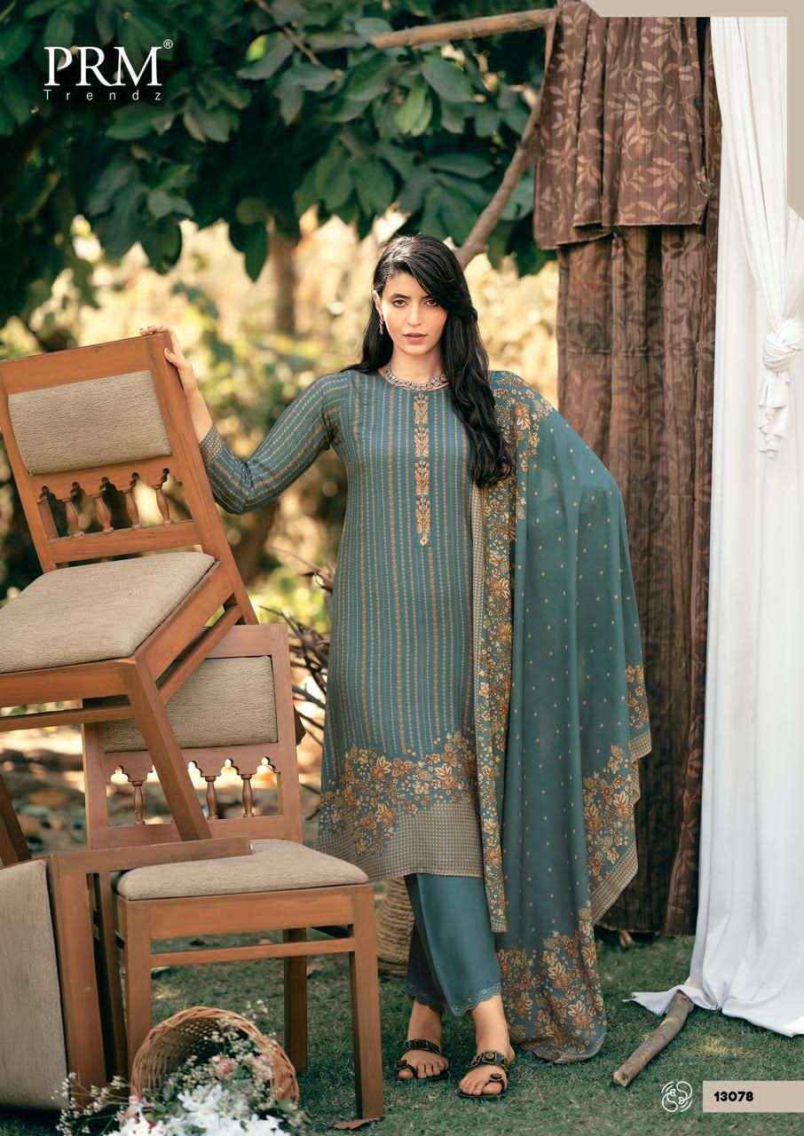 Prm Trendz Inara Designer Muslin Silk Salwar Kameez _ Surat Wholesale Market Price ( 6 Pcs Catalog )