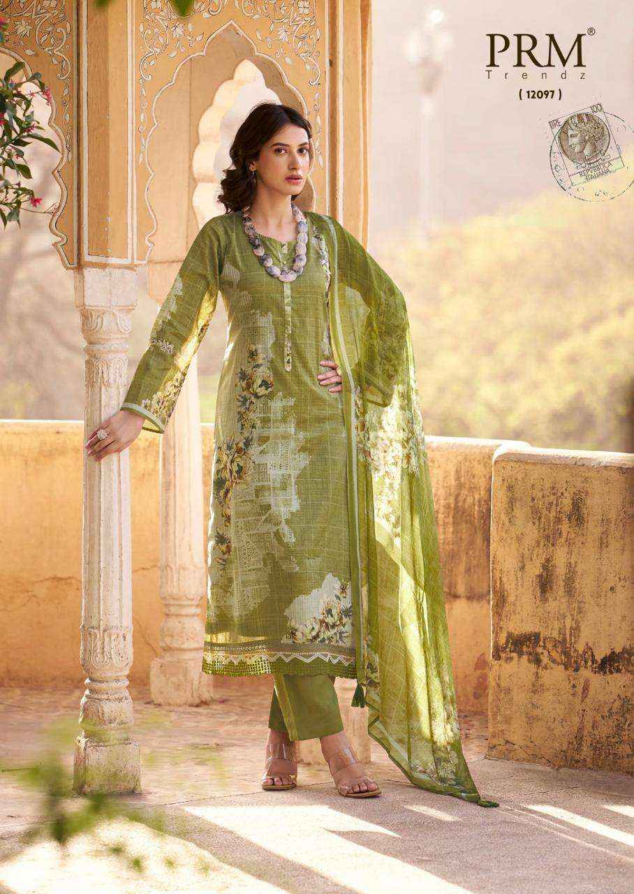Prm Trendz Kaviar Pure Lawn Cotton Salwar Suit _ Surat Wholesale Market Price ( 6 Pcs Catalog )