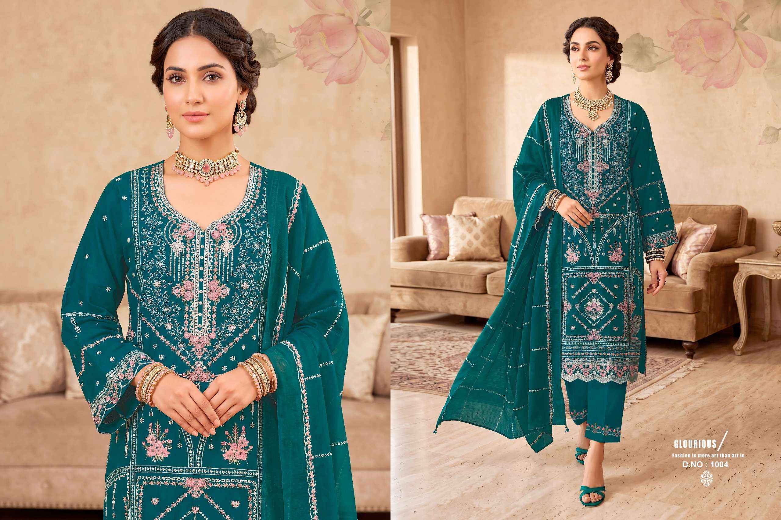 Radhika Fashion Azara Safia Lawn Cotton Dress Material Wholesale Price ( 4 pcs Catalog )