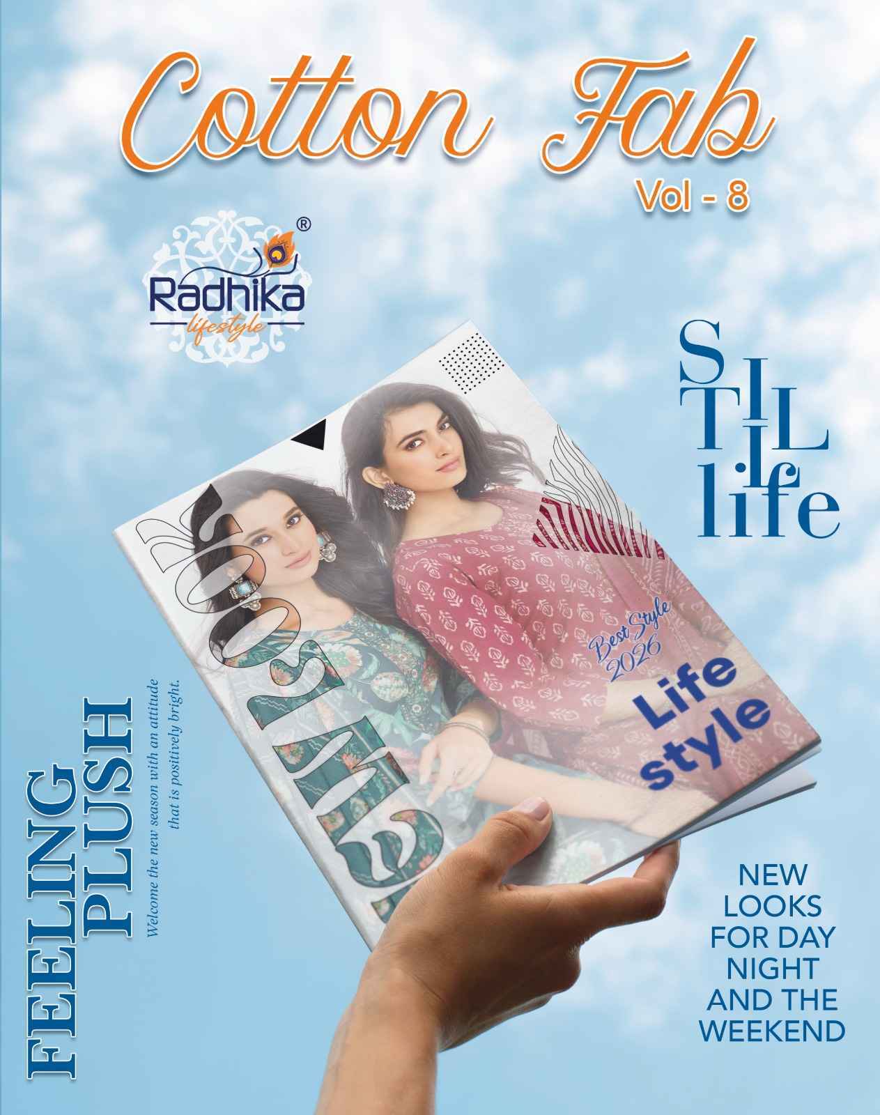 Radhika Lifestyle Cotton Fab Vol 8 Cotton Readymade Suits ( 11 pcs Catalogue )