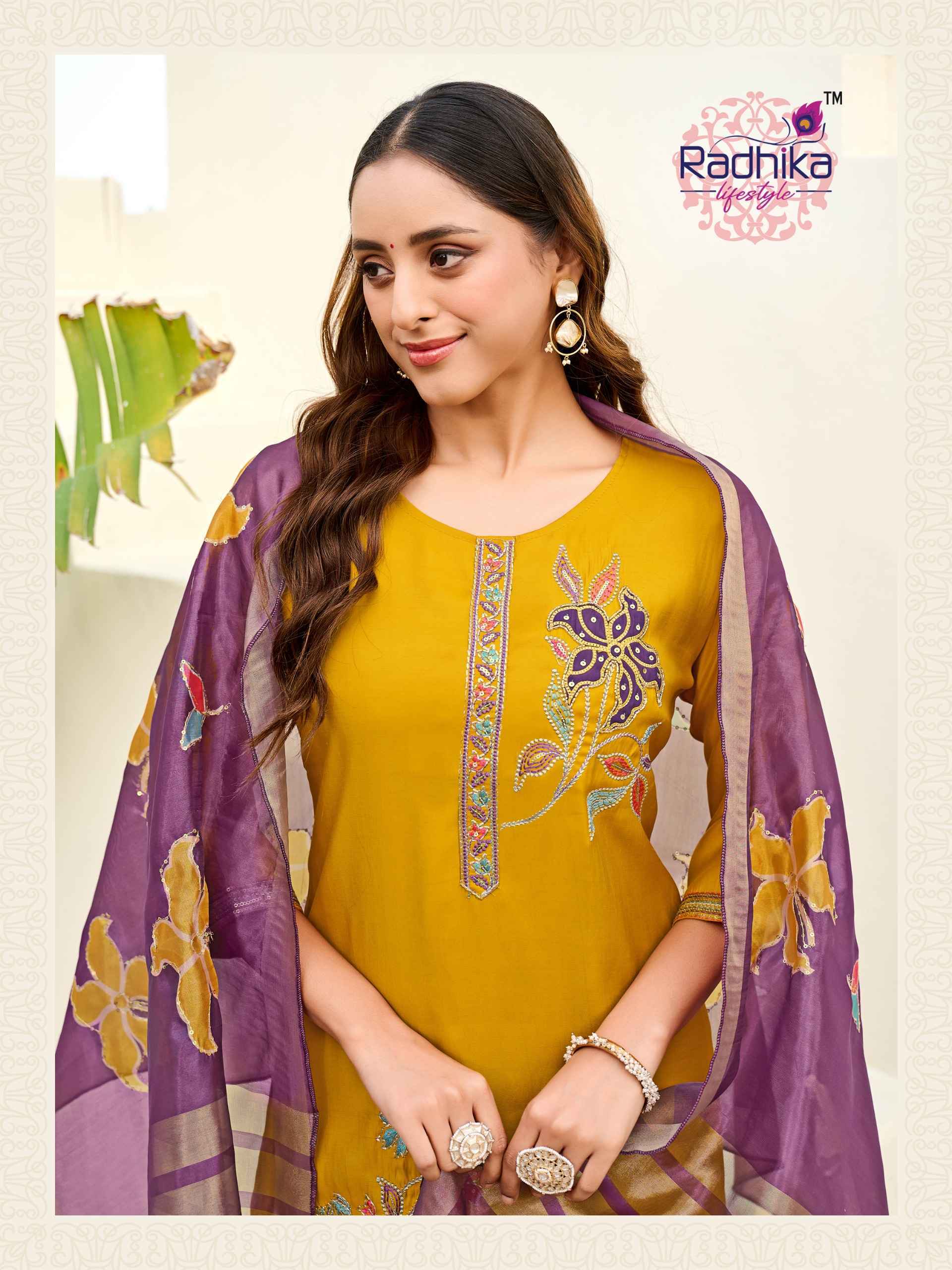 Radhika Lifestyle Samantha Vol 1 Roman Glass Kurti Combo Collection ( 6 Pcs Catalog )