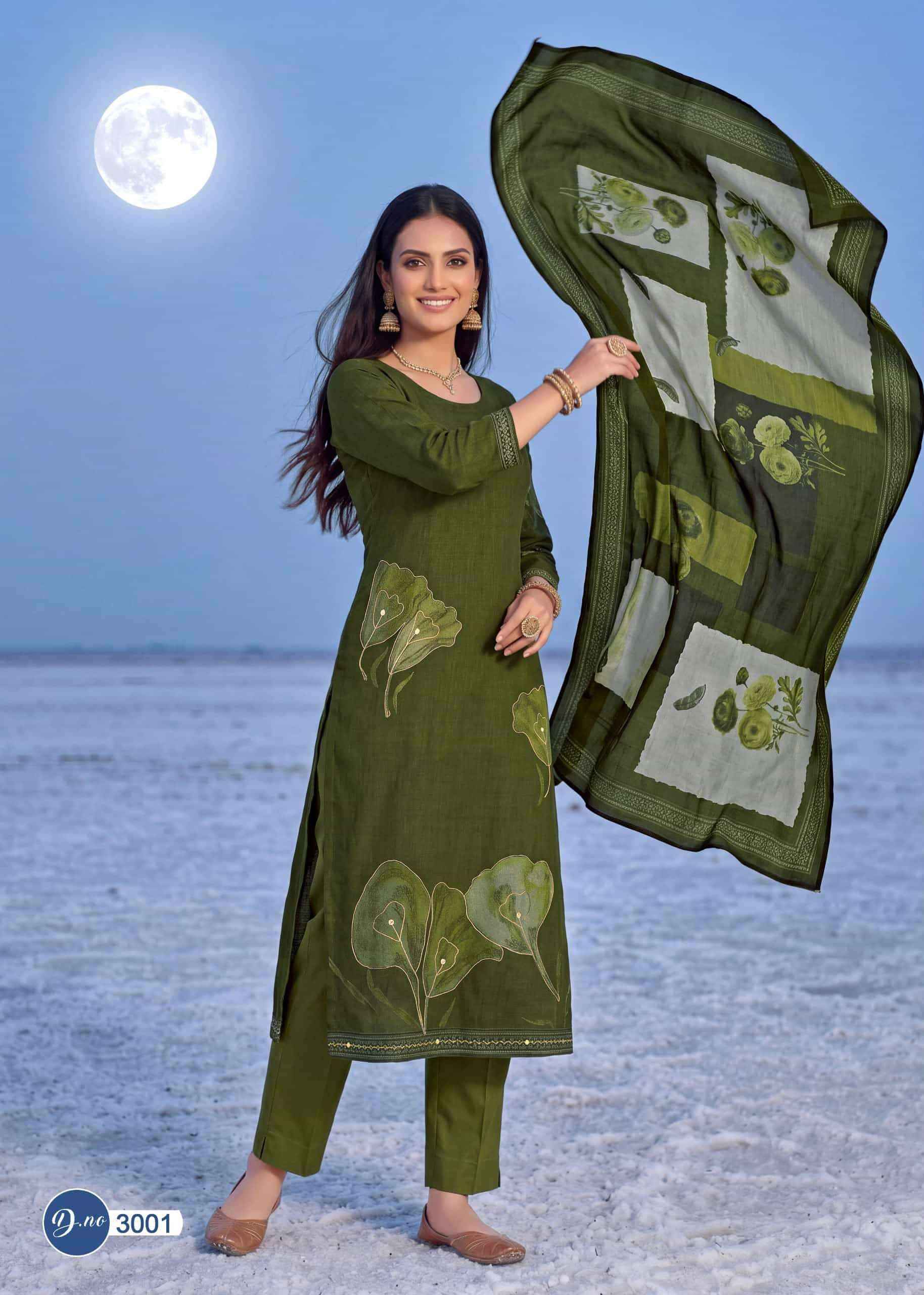 Rahi Fab Rising Gold Vol 3 Pure Cotton Dress Material Surat Textile Market ( 8 Pcs Catalogue )