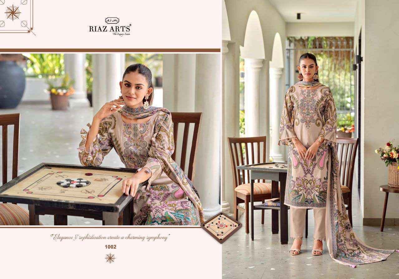 Riaz Arts Nayra Vol-42 Cotton Dress Material, Surat Wholesale Market (8 pcs Catalogue)