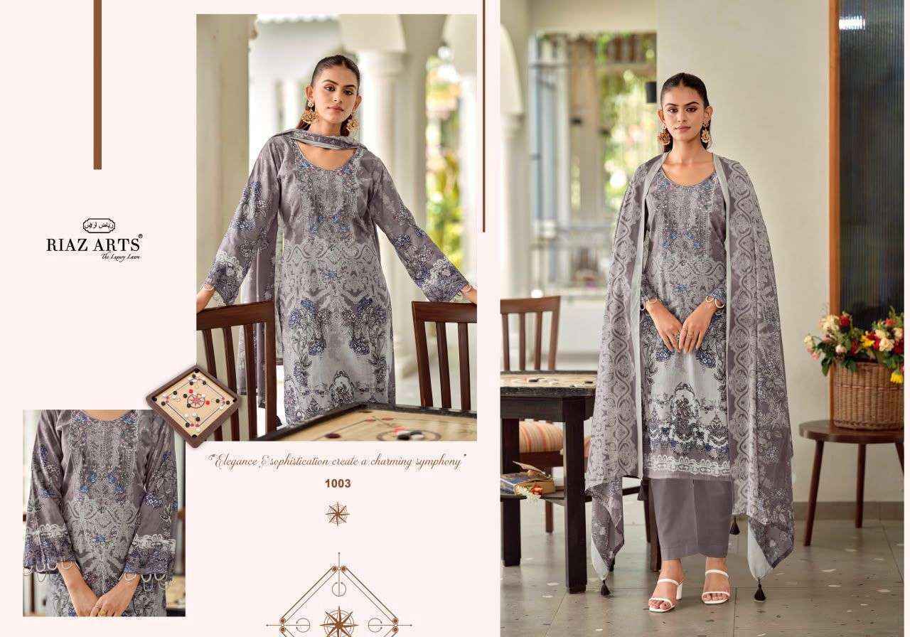 Riaz Arts Nayra Vol-42 Cotton Dress Material, Surat Wholesale Market (8 pcs Catalogue)
