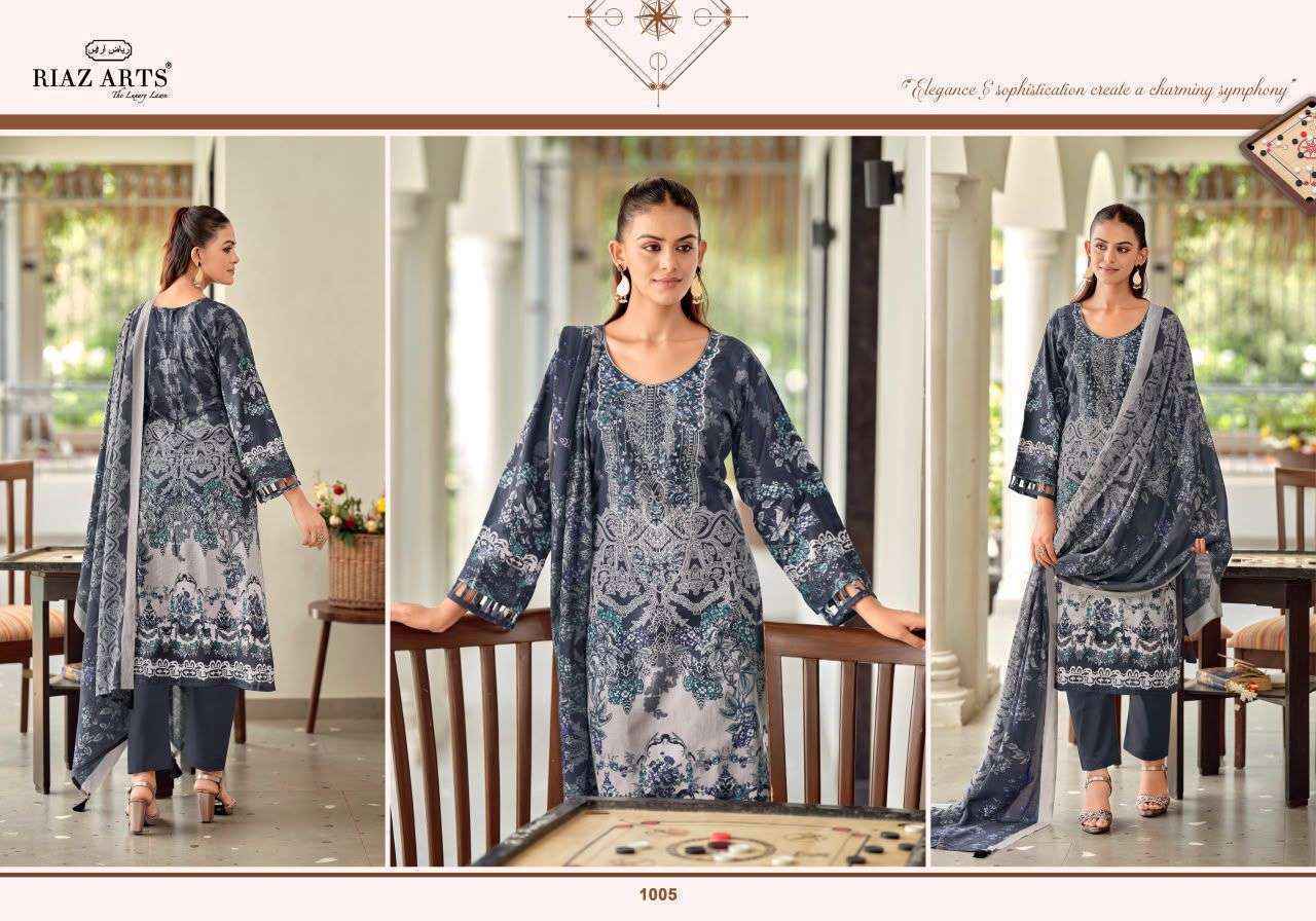 Riaz Arts Nayra Vol-42 Cotton Dress Material, Surat Wholesale Market (8 pcs Catalogue)