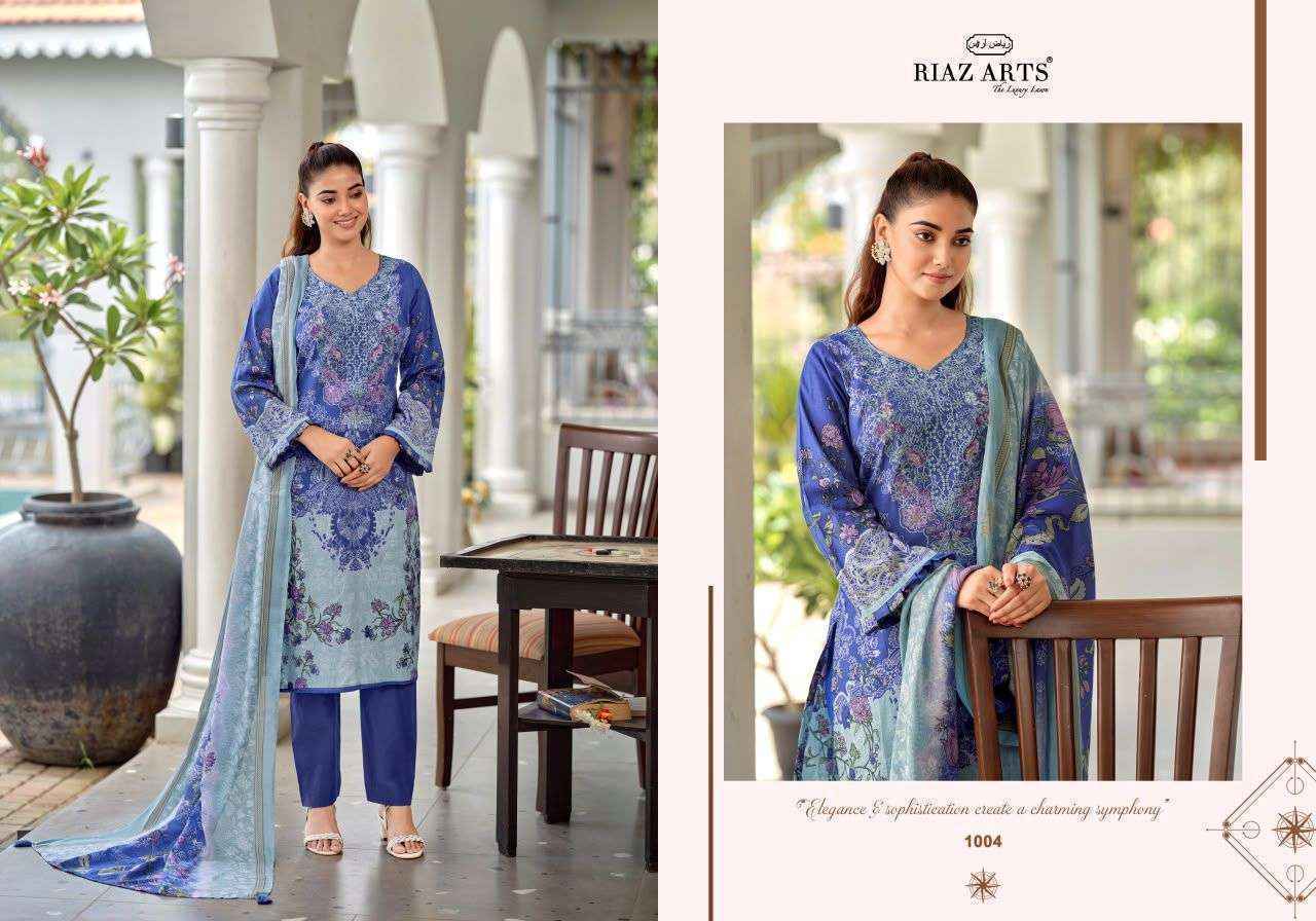 Riaz Arts Nayra Vol-42 Cotton Dress Material, Surat Wholesale Market (8 pcs Catalogue)