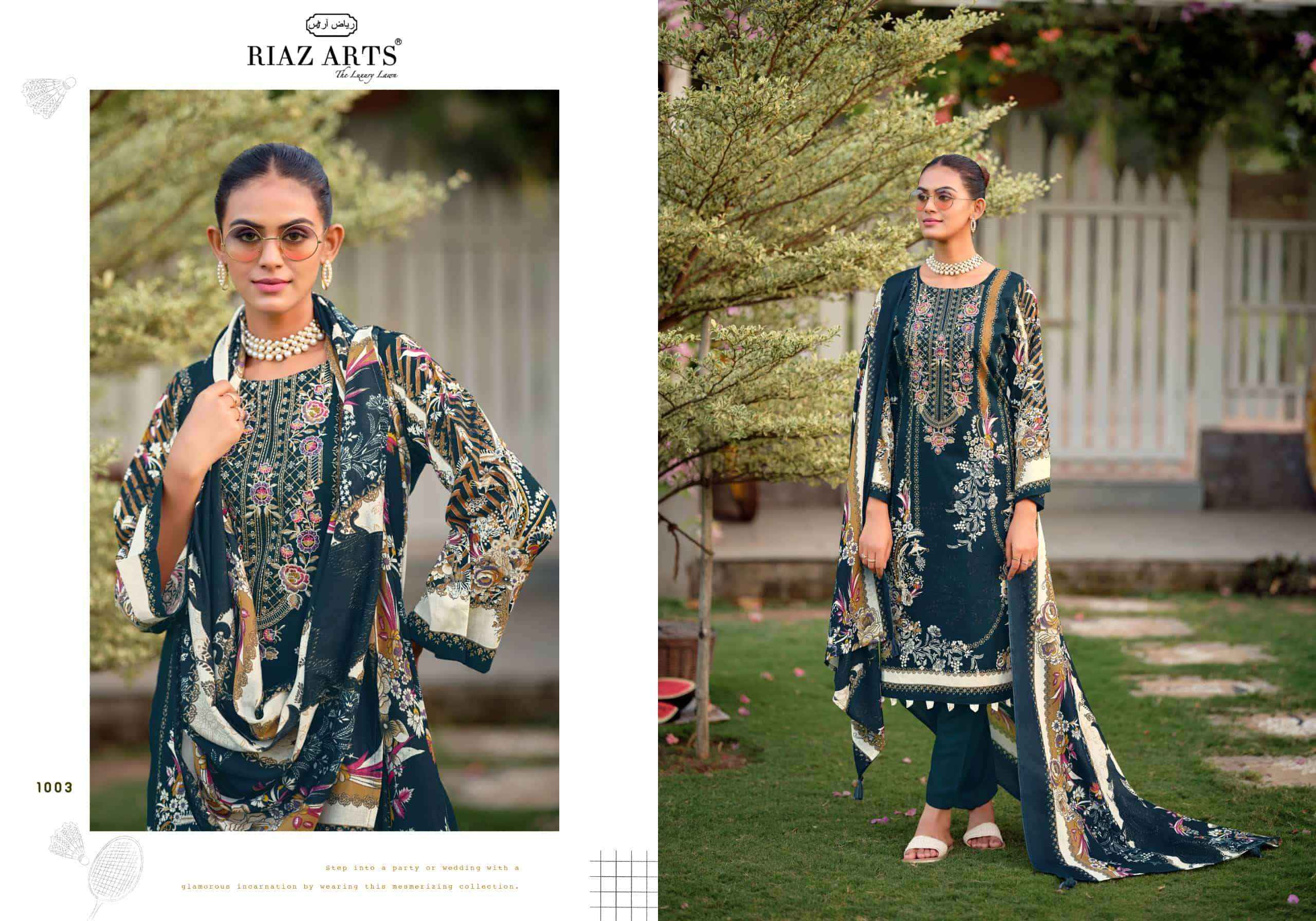 Riaz Arts Nayra Vol 44 Pure Cotton Pakistani Dress Material Wholesale Catalogue ( 8 Pcs Catalogue )