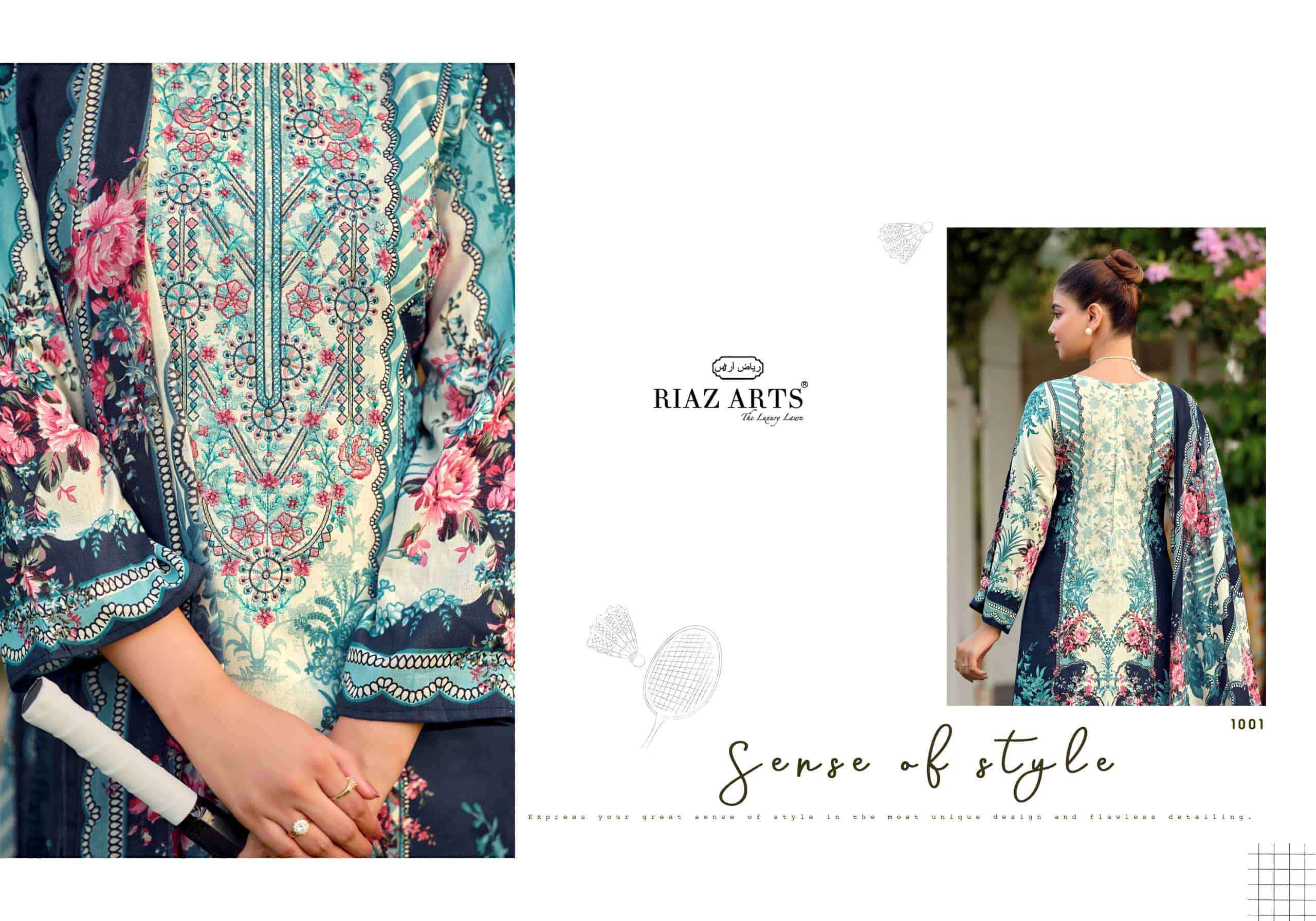 Riaz Arts Nayra Vol 44 Pure Cotton Pakistani Dress Material Wholesale Catalogue ( 8 Pcs Catalogue )