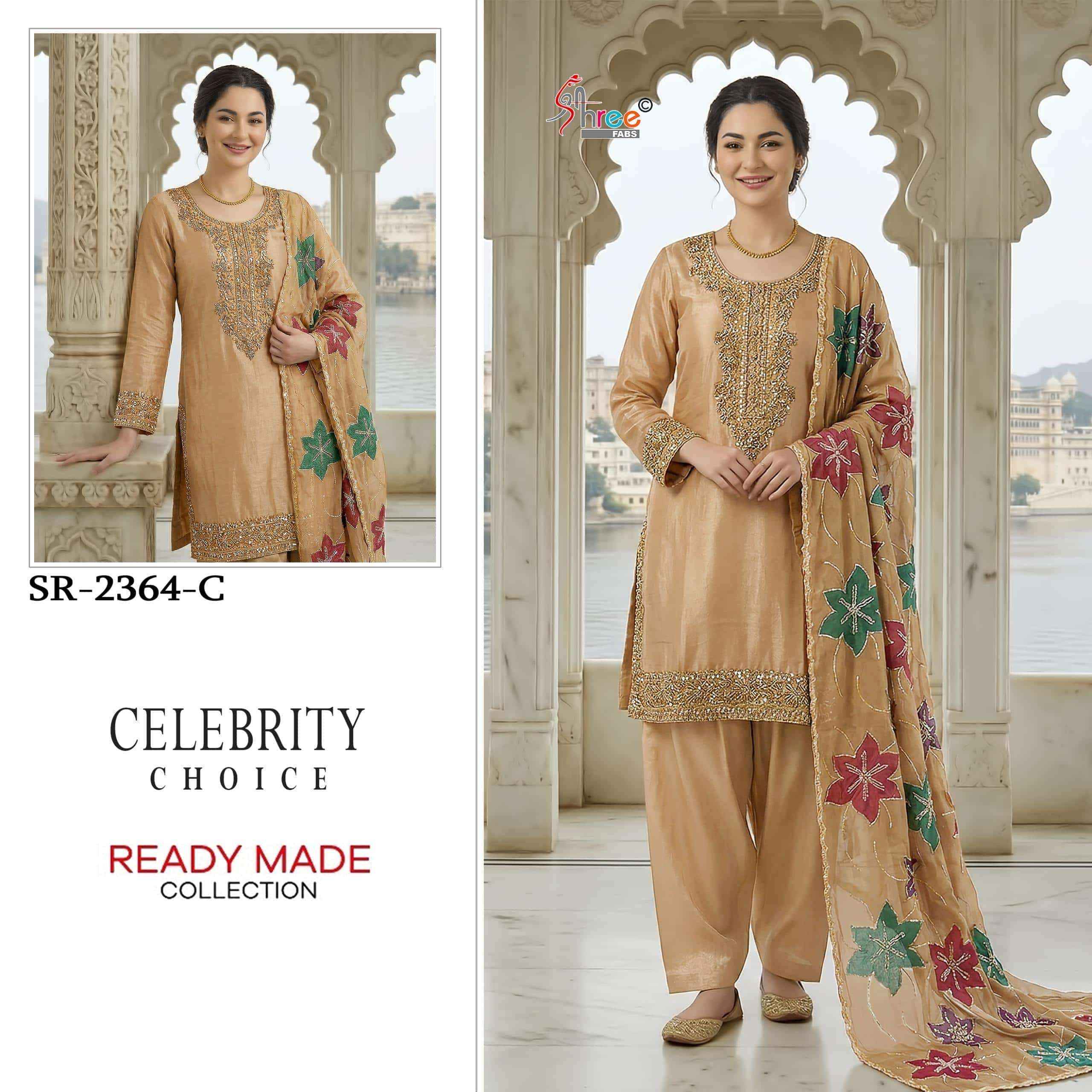 Shree Fabs Sr 2364 Abcd Partywear Pakistani Dress Readymade Suit _ Surat Wholesale Market Price ( 4 Pcs Catalog )