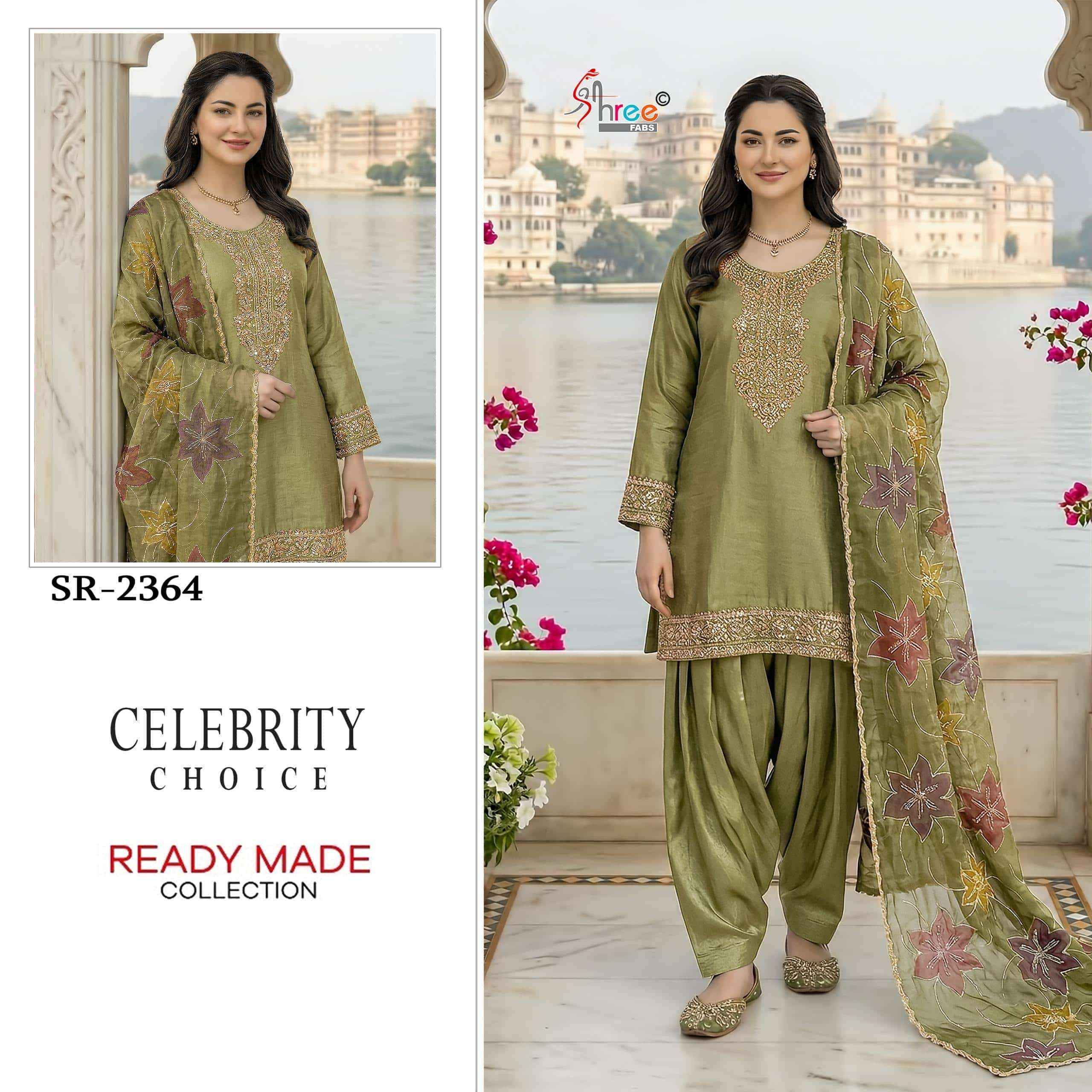 Shree Fabs Sr 2364 Abcd Partywear Pakistani Dress Readymade Suit _ Surat Wholesale Market Price ( 4 Pcs Catalog )