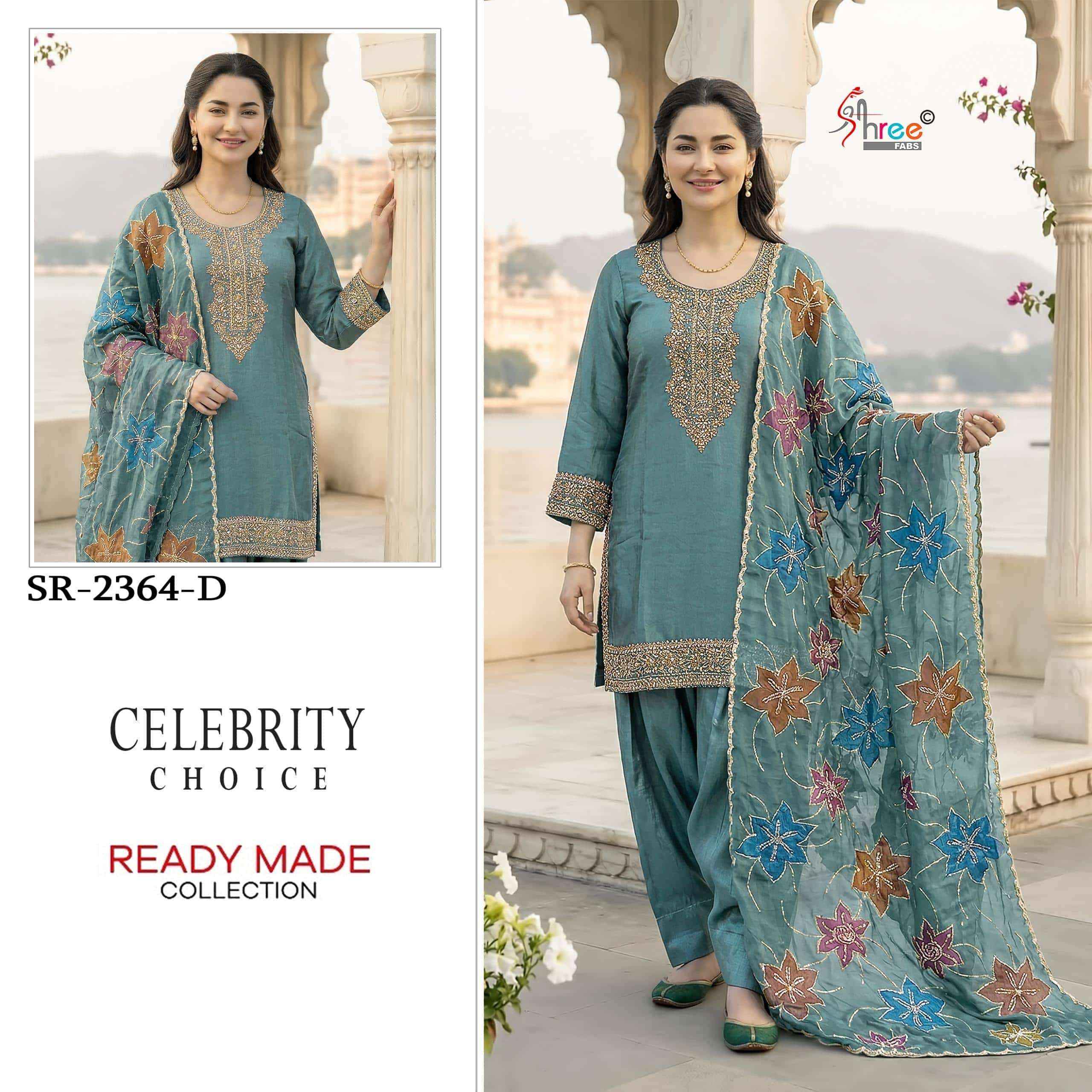 Shree Fabs Sr 2364 Abcd Partywear Pakistani Dress Readymade Suit _ Surat Wholesale Market Price ( 4 Pcs Catalog )