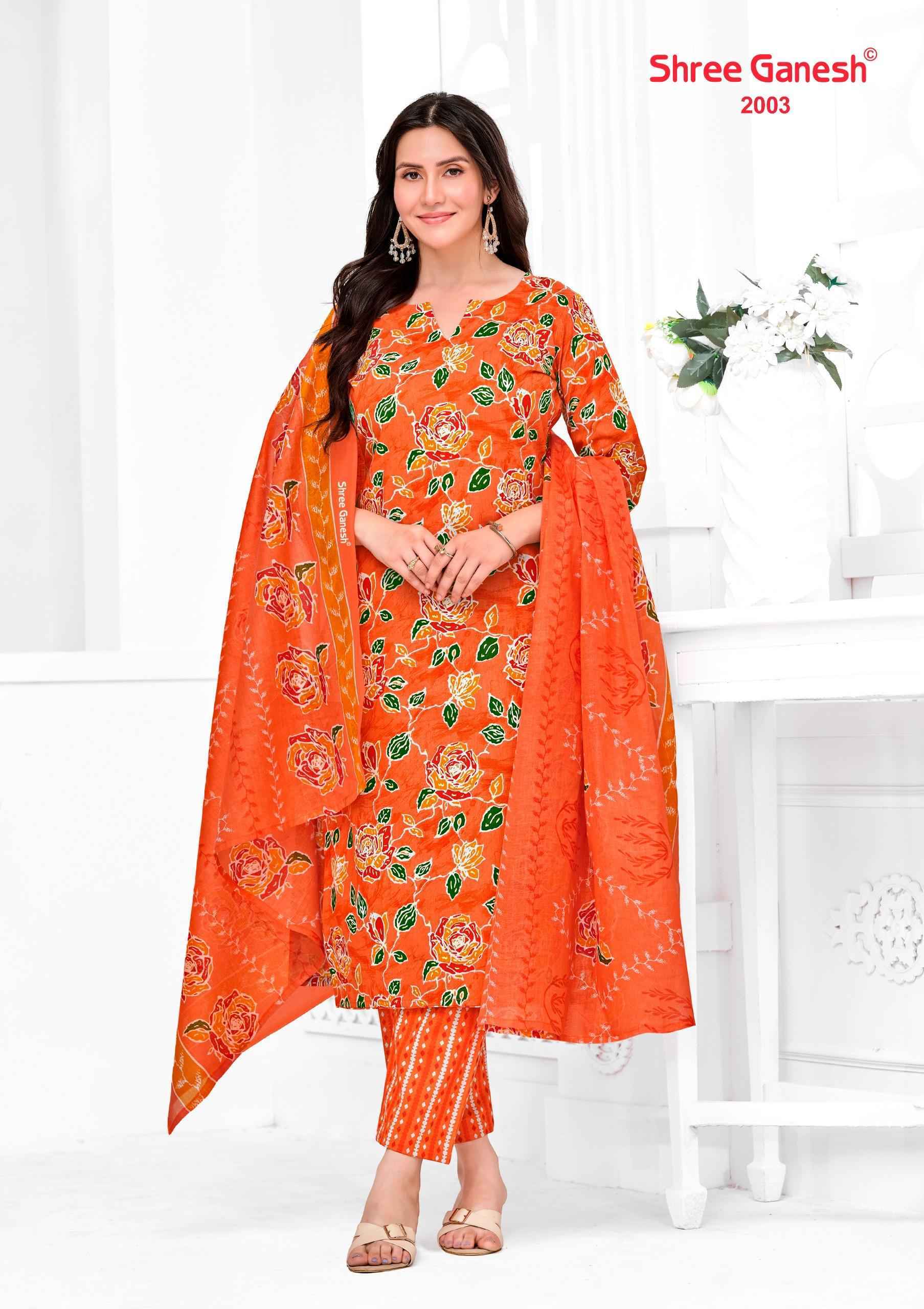 Shree Ganesh Vaani Vol 10 Cotton Salwar Suit _ Surat Texteli Wholesale Collection ( 36 Pcs Catalog )