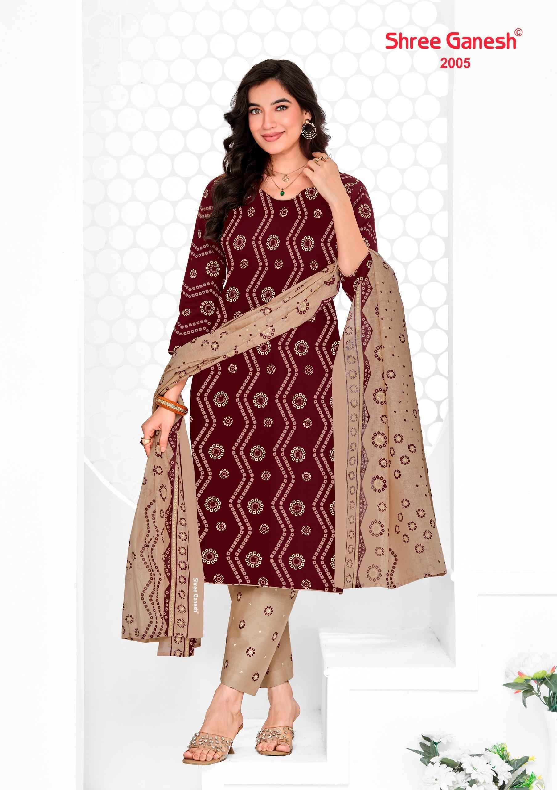 Shree Ganesh Vaani Vol 10 Cotton Salwar Suit _ Surat Texteli Wholesale Collection ( 36 Pcs Catalog )
