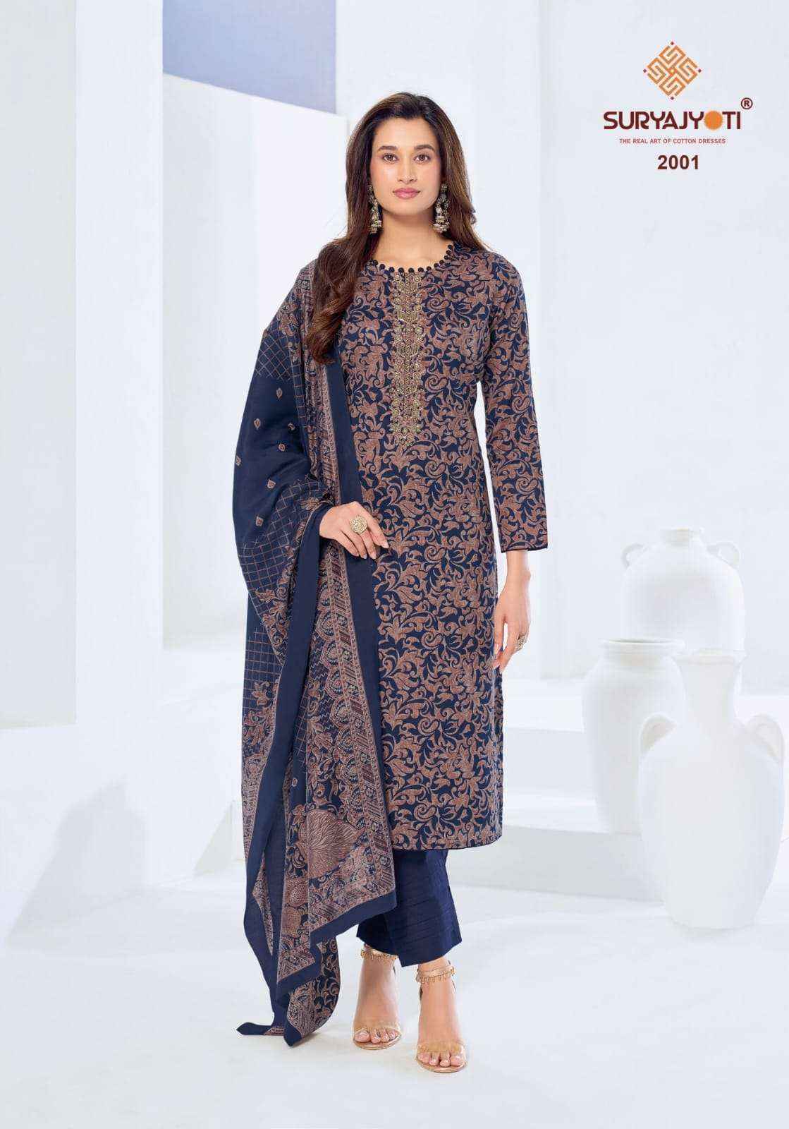 Suryajyoti Krista Vol 2 Jam Satin Salwar Kameez _ Surat Wholesale Market Price ( 6 Pcs Catalog )
