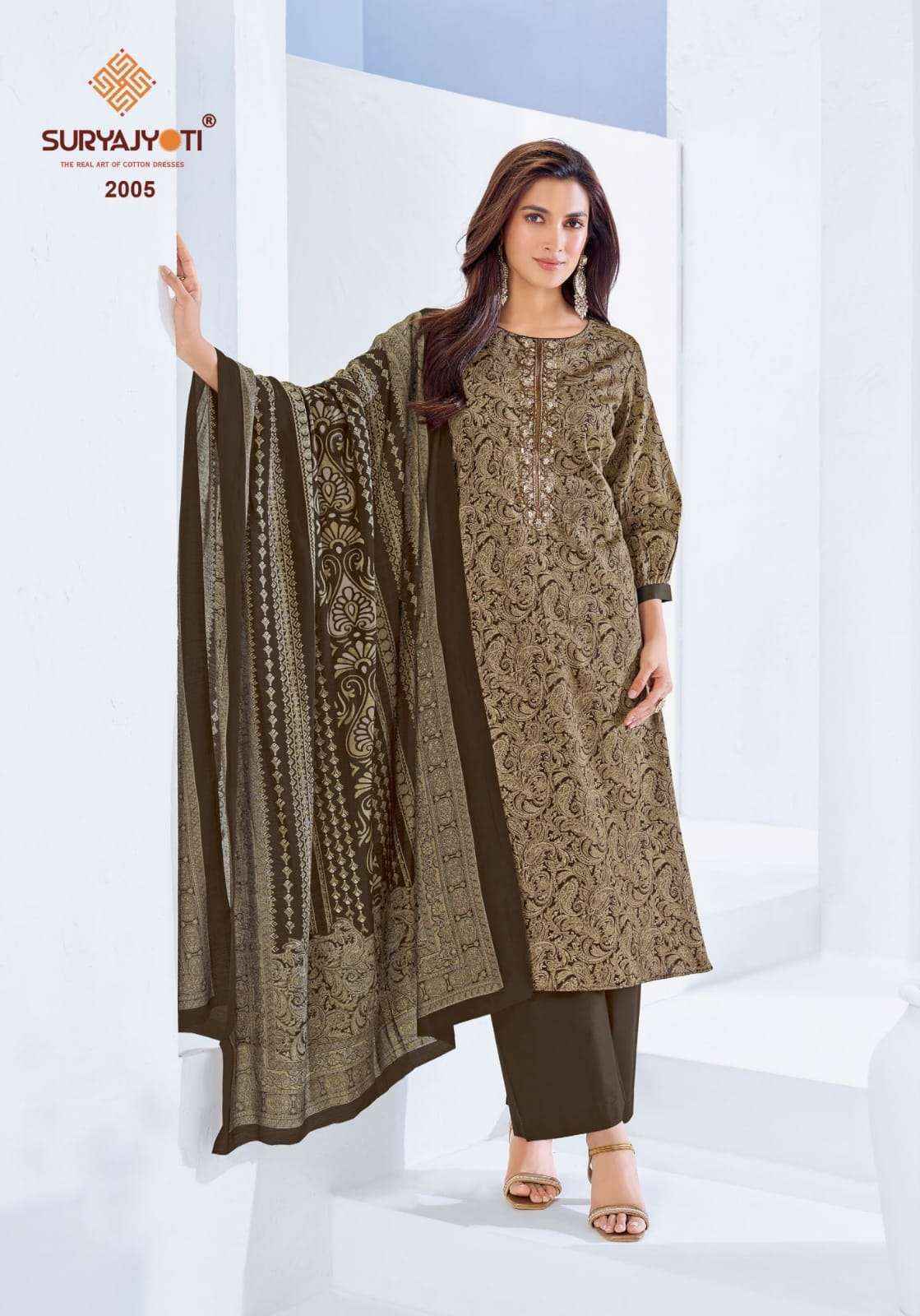 Suryajyoti Krista Vol 2 Jam Satin Salwar Kameez _ Surat Wholesale Market Price ( 6 Pcs Catalog )