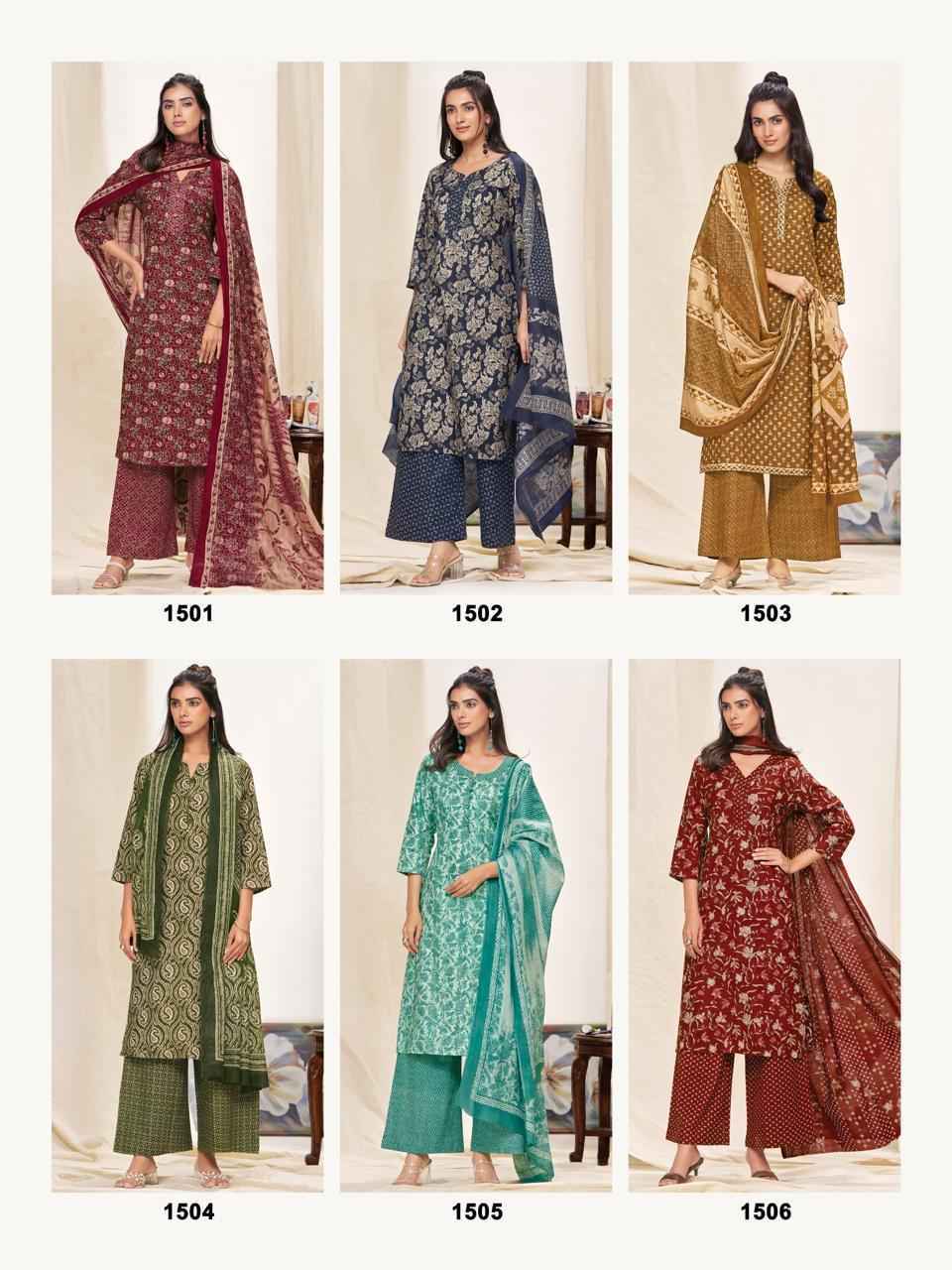 Suryajyoti Preyasi Vol 15 Cotton Readymade Suits Wholesale Shop ( 10 pcs Catalogue )