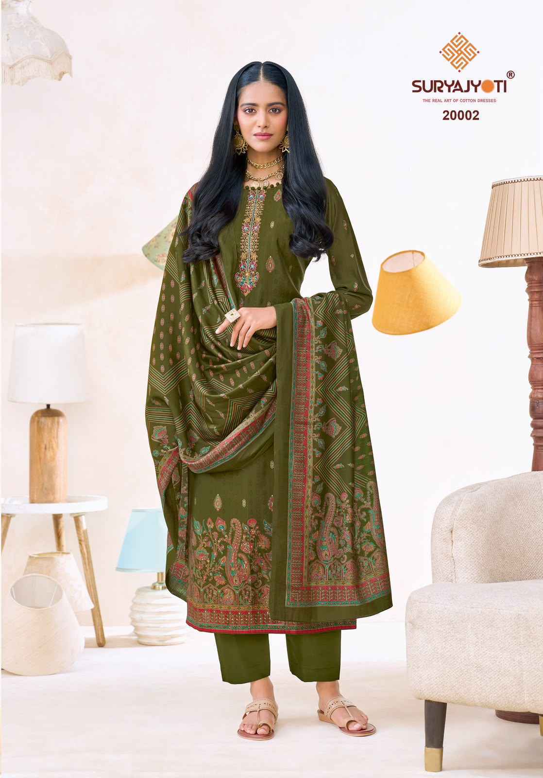 Suryajyoti Pushpa Vol 20 Modal Silk Salwar Kameez _ Surat Wholesale Market Price ( 8 Pcs Catalog )